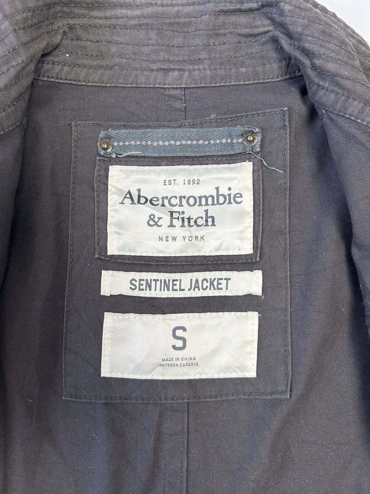 Abercrombie & Fitch ABERCROMBIE & FITCH SENTINEL JACKET Size US S / EU 44-46 / 1 - 5 Thumbnail