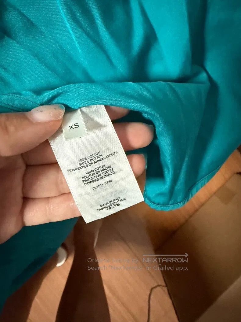 The Row The row Bright Blue Shirt Size XS / US 0-2 / IT 36-38 - 3 Thumbnail