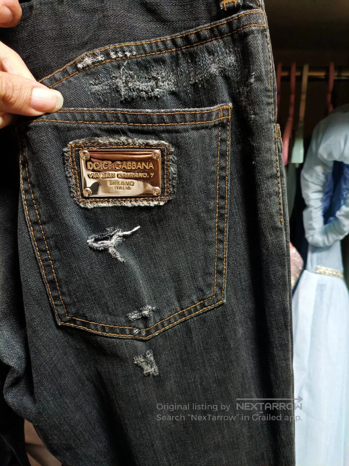 Dolce & Gabbana Dolce&Gabbana 14GOLD Slim Jeans. Size US 28 / EU 44 - 7 Thumbnail