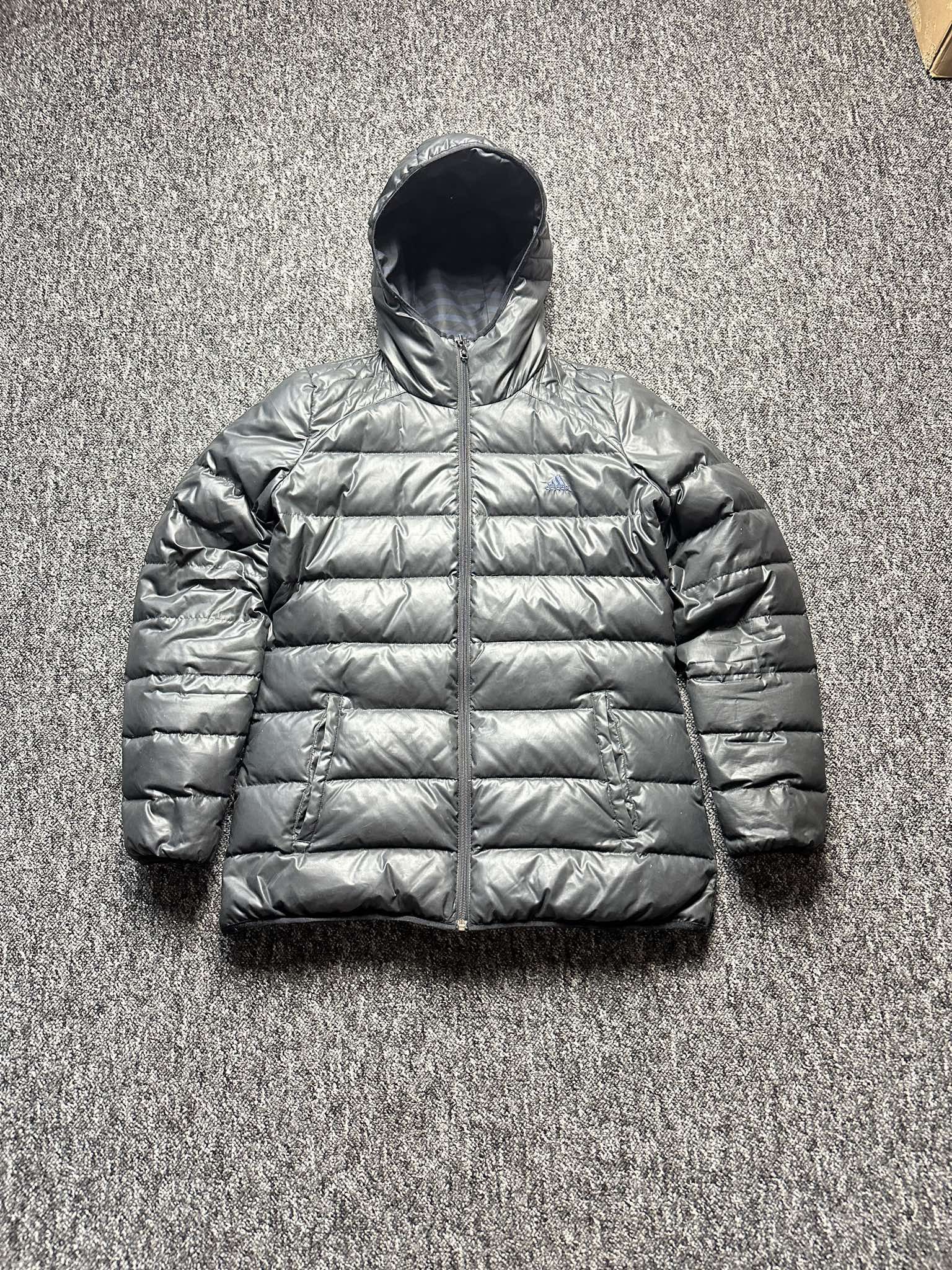 Adidas × Vintage Vintage Winter light jacket Adidas Logo y2k streetwear shiny Size US M / EU 48-50 / 2 - 1 Thumbnail
