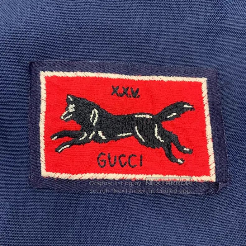 Gucci Gucci Dark blue trim cotton lapel single-breasted long-sle Size US M / EU 48-50 / 2 - 6 Thumbnail