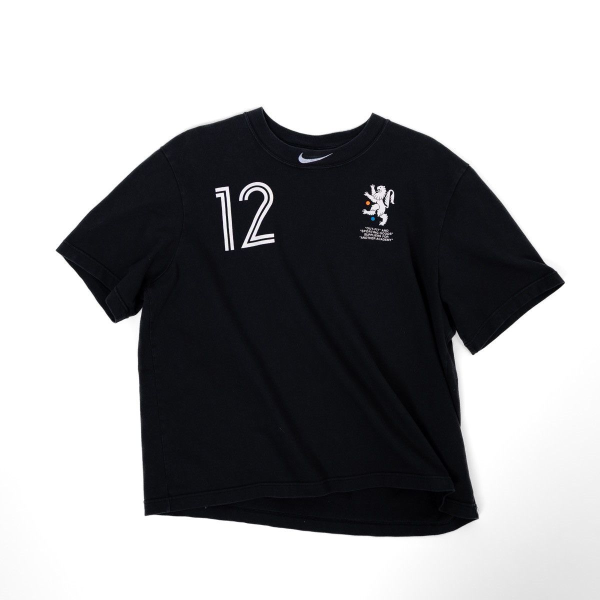 Nike × Off-White Nike x Off White Mens Black T-Shirt Logo Graphic Tee Eagle Size US S / EU 44-46 / 1 - 4 Thumbnail