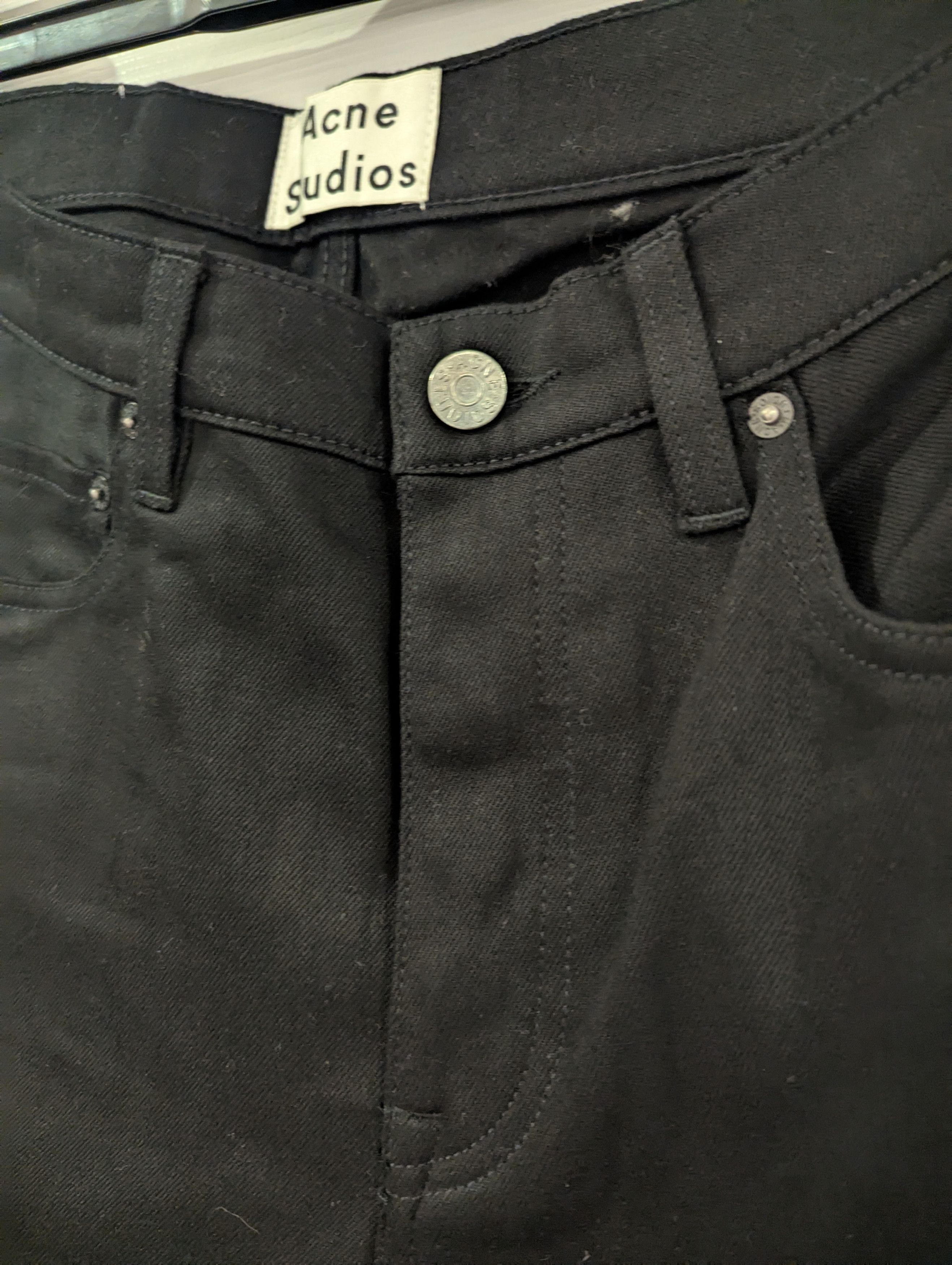 Acne Studios Acne Studios Town Stay Cash Black 30/32 Size US 30 / EU 46 - 2 Thumbnail