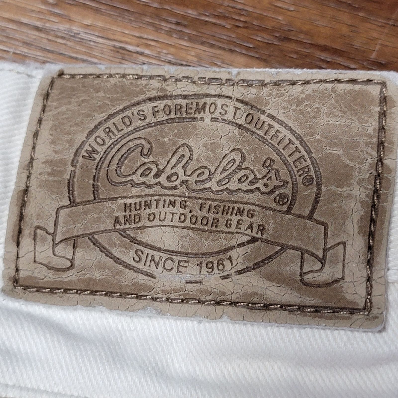 Cabelas Cabela's White Straight Denim Jeans - Size W50 X L32 Size US 44 / EU 60 - 5 Thumbnail