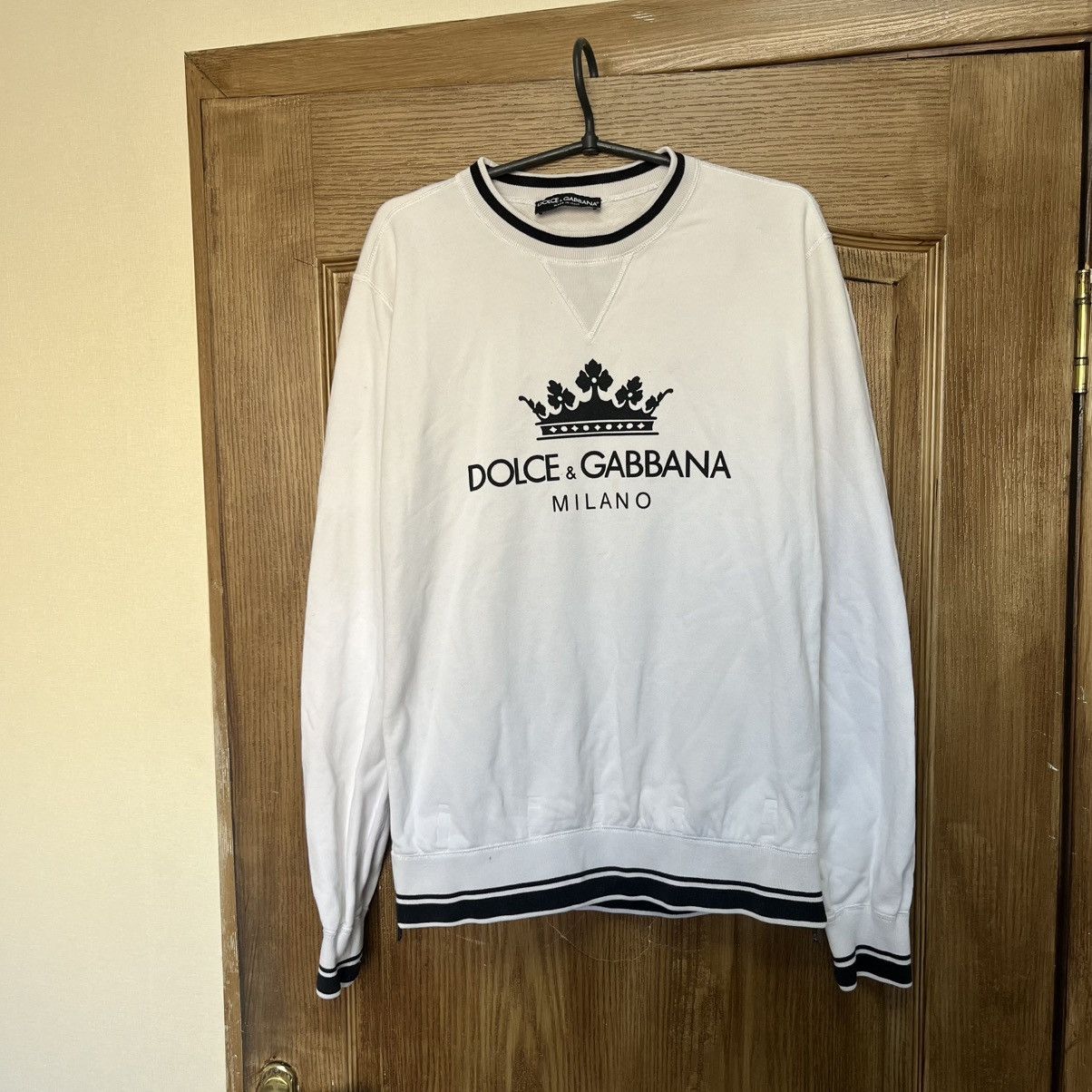 Dolce & Gabbana Rare Dolce & Gabbana Sweatshirt Big Logo Size US M / EU 48-50 / 2 - 1 Thumbnail