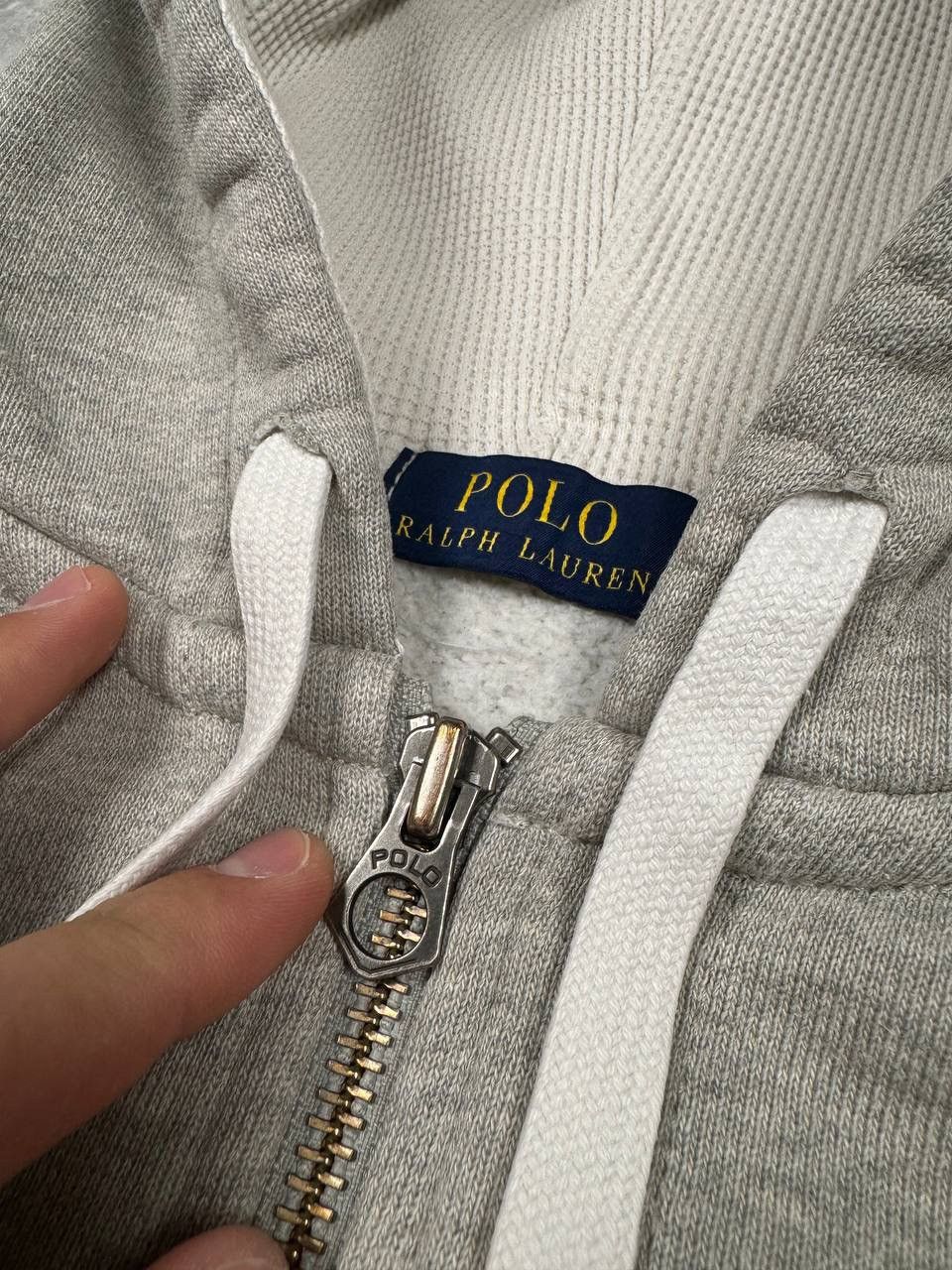 Polo Ralph Lauren Polo Ralph Lauren Y2K Gray Zip Hoodie Size L Size US L / EU 52-54 / 3 - 10 Thumbnail