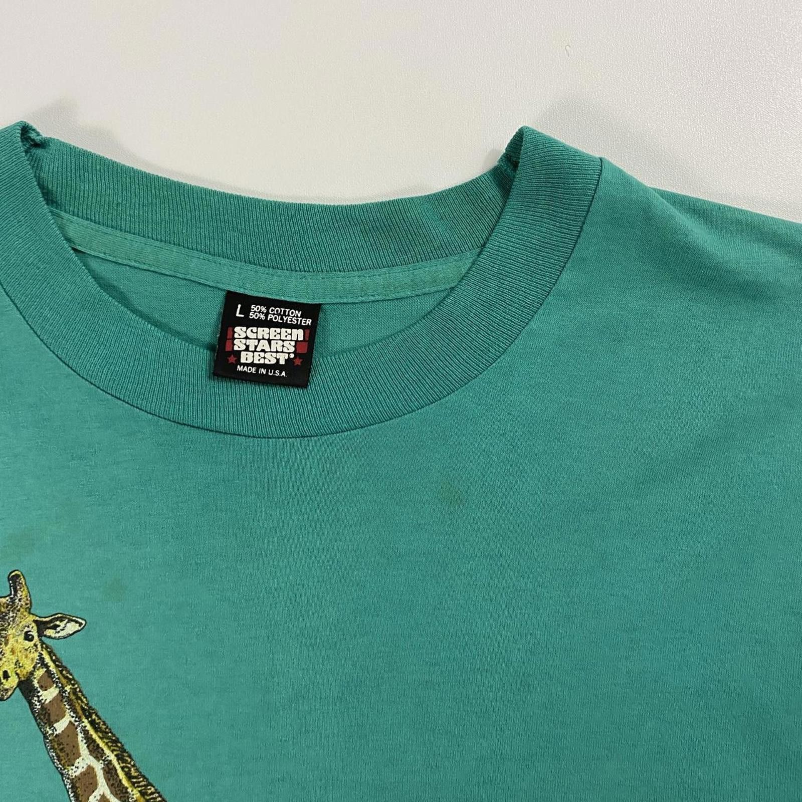 Vintage 90s Cincinnati Zoo green tee Size L #zoo Size US L / EU 52-54 / 3 - 4 Thumbnail