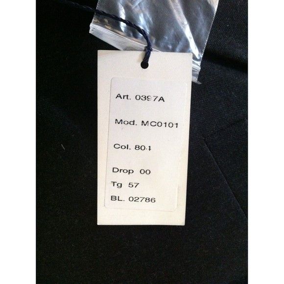 Other CONFITALIA MEN'S NEW CHARCOAL 100%WOOL 2PC SUIT SIZE:46R Size 46R - 12 Thumbnail