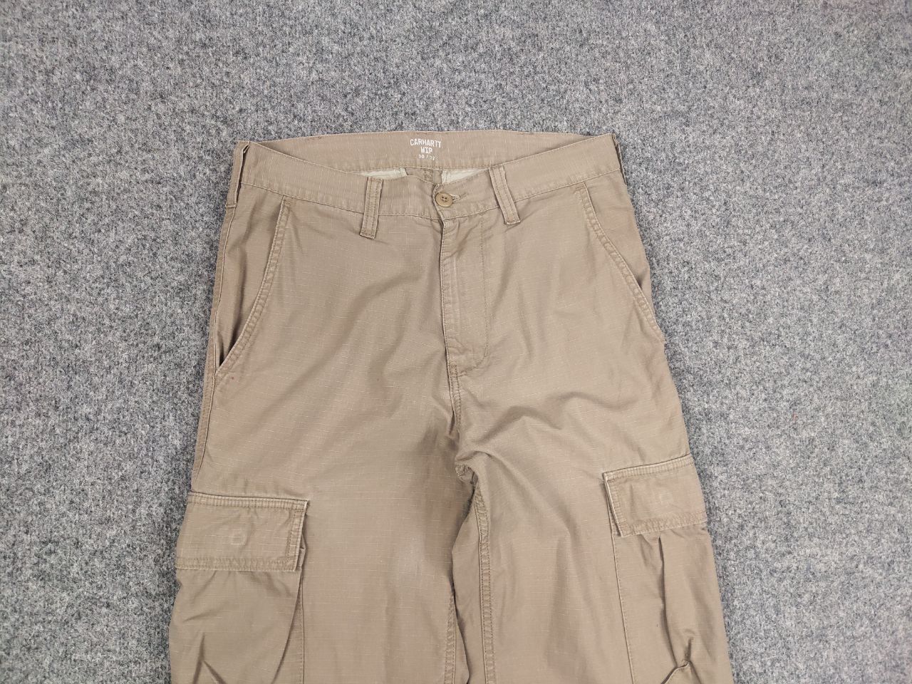 Carhartt Vintage Carhartt Wip Regular Lear Beige Cargo Pants Size US 30 / EU 46 - 10 Thumbnail