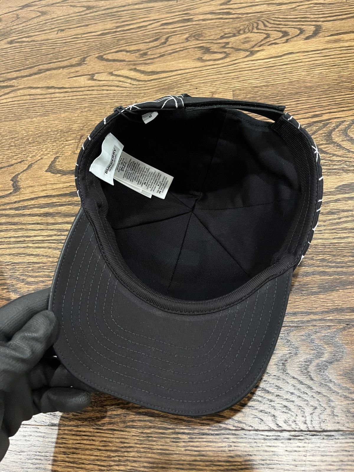 Burberry Burberry Embroidered Star Cotton Gabardine Baseball Cap Size ONE SIZE - 19 Thumbnail