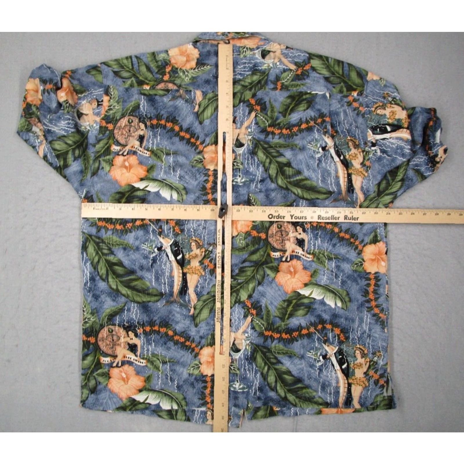 Tommy Bahama VINTAGE Tommy Bahama Hawaiian Shirt Mens Large Blue Floral Short Sleeve Button Up 2004 Size US L / EU 52-54 / 3 - 5 Thumbnail