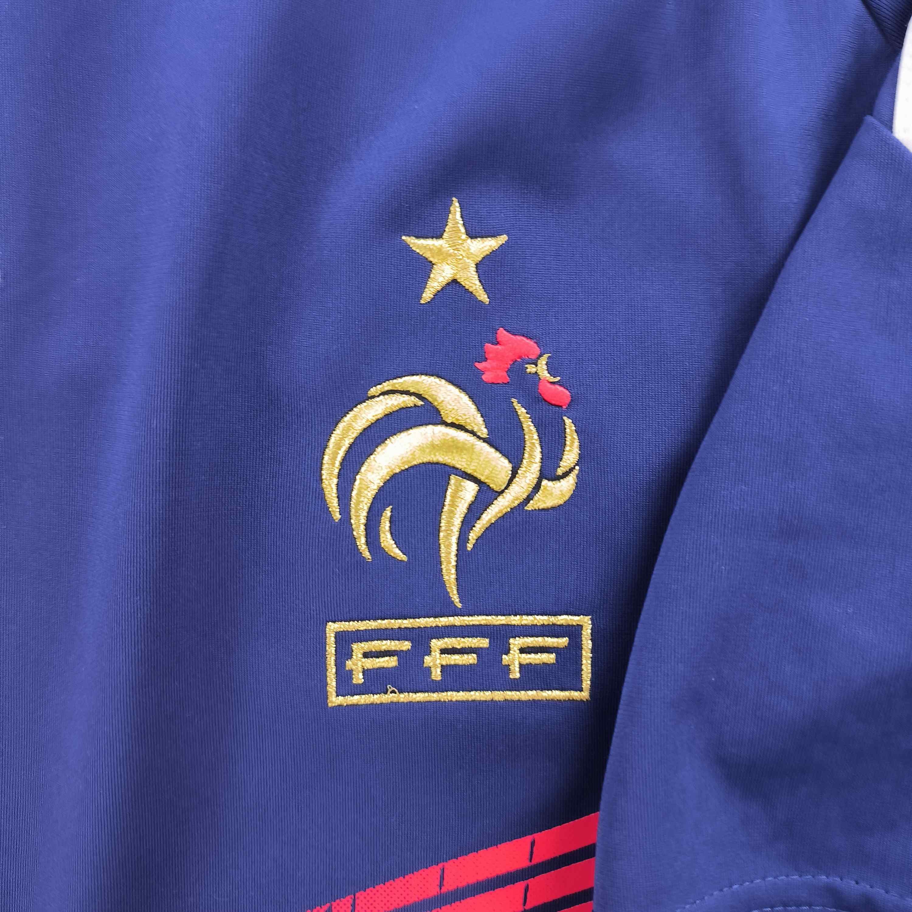 France 2010-11 Adidas home Ribery football jersey size XXL