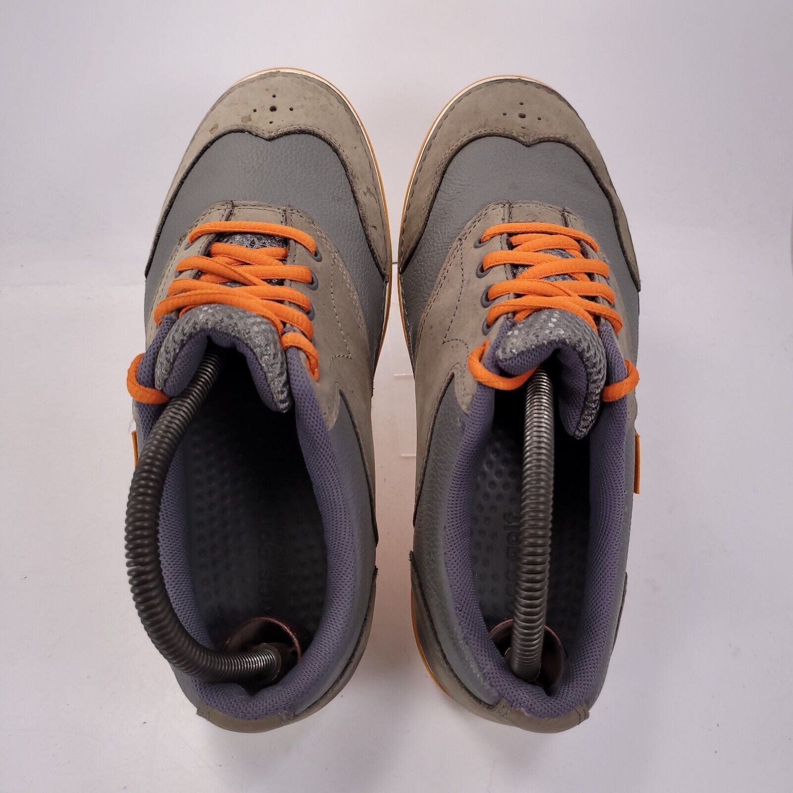 Crocs Crocs Athletic Leather Golf Shoe Mens Size 8 Gray Orange Size US 7 / EU 40 - 4 Thumbnail