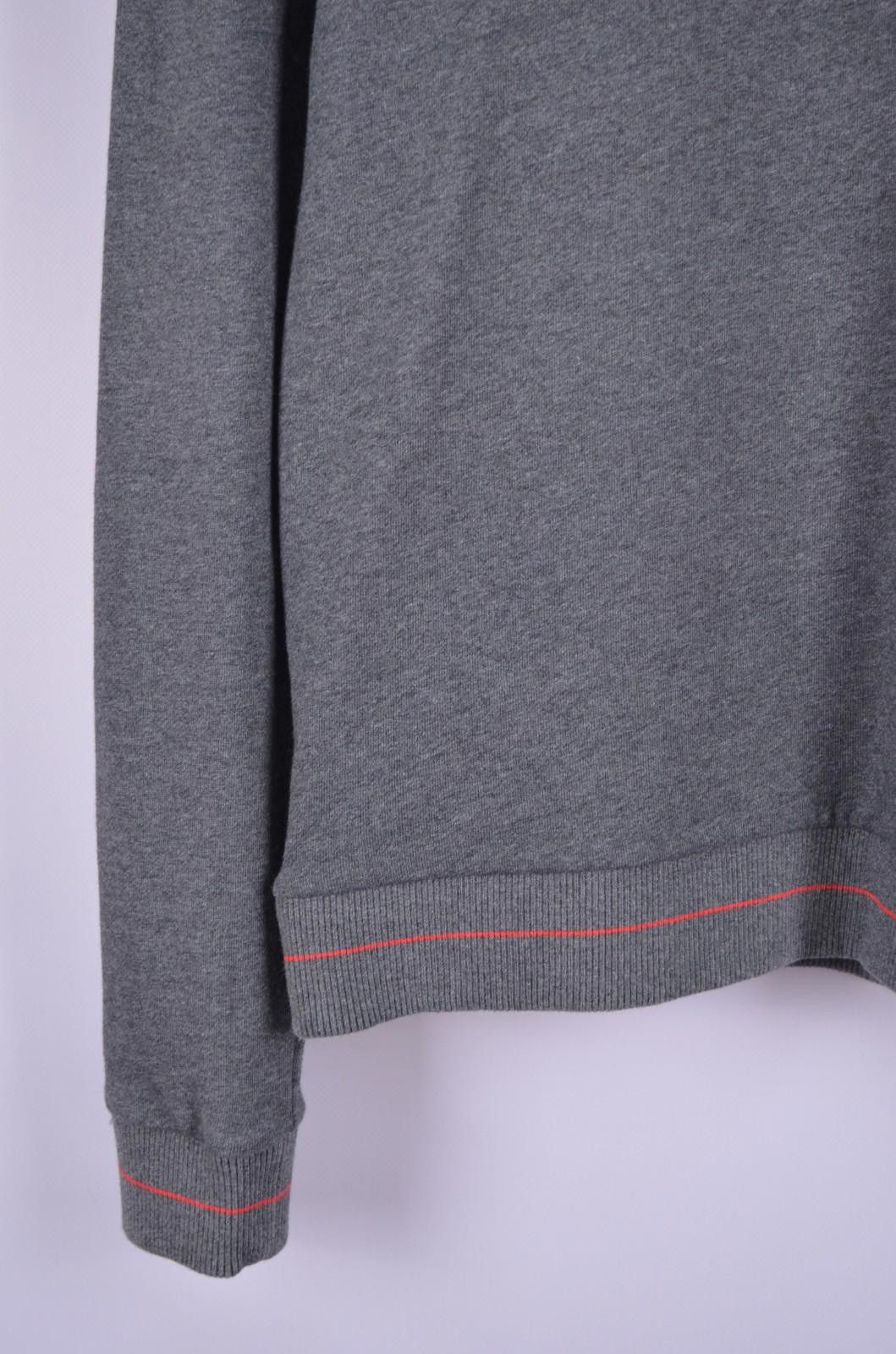Hugo Boss Hugo Boss Drick Grey Sweatshirt Neck Logo Size M Designer Size US M / EU 48-50 / 2 - 4 Thumbnail