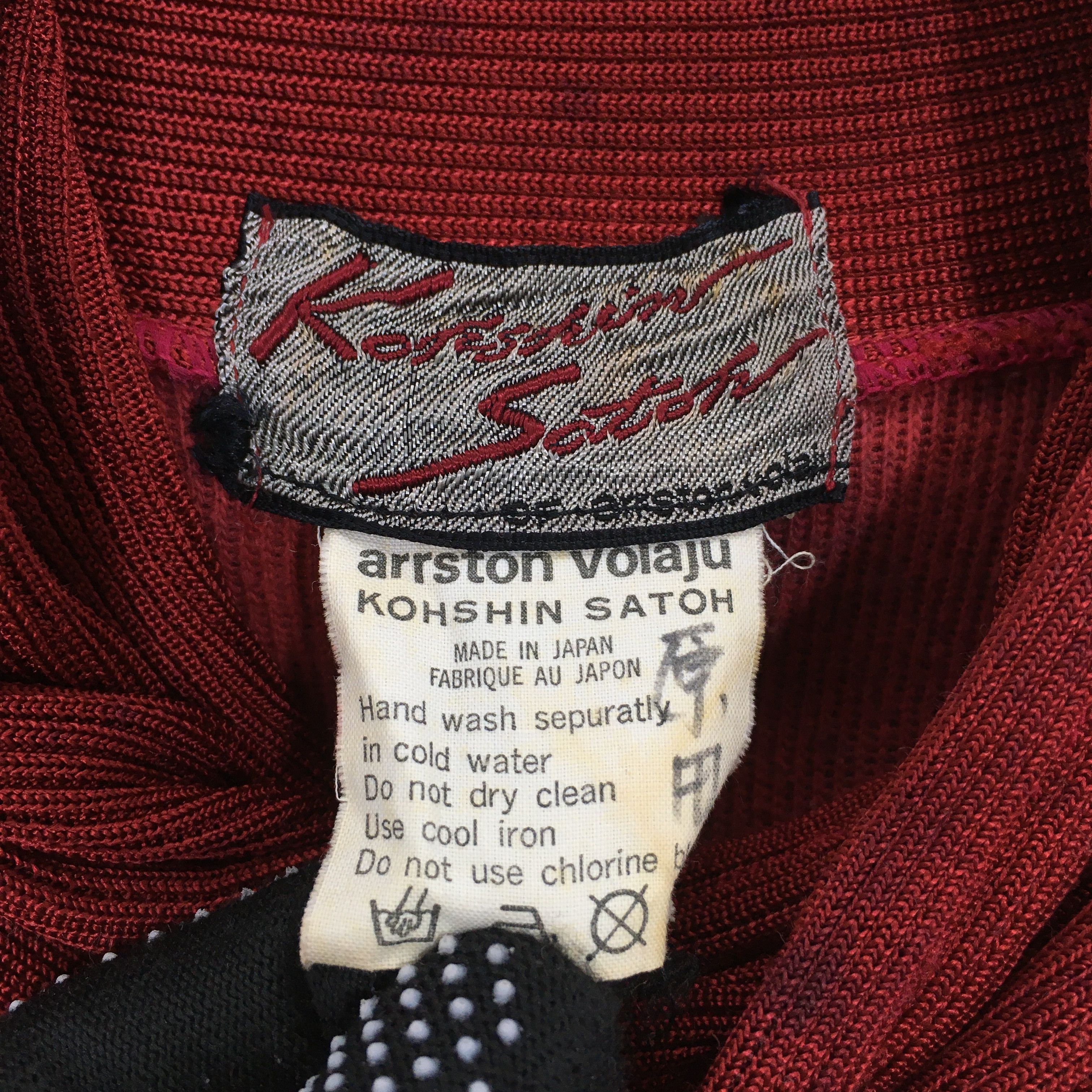 Japanese Brand × Vintage RARE Vintage 80s Kohshin Satoh Arrston Volaju Knit Sweater Size US M / EU 48-50 / 2 - 5 Thumbnail
