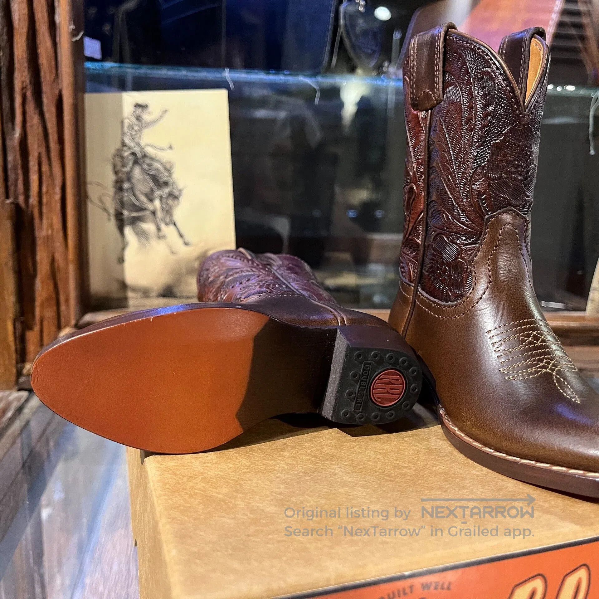 Other limited edition double rl cowboy boots. Size US 10 / EU 43 - 6 Thumbnail