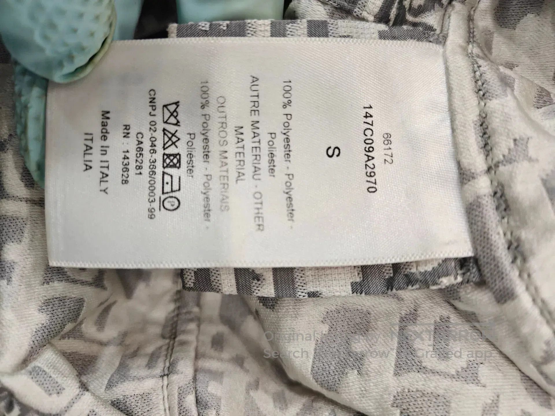 Dior Dior Classic Gray Printed Hooded Jacket. Size US S / EU 44-46 / 1 - 5 Thumbnail