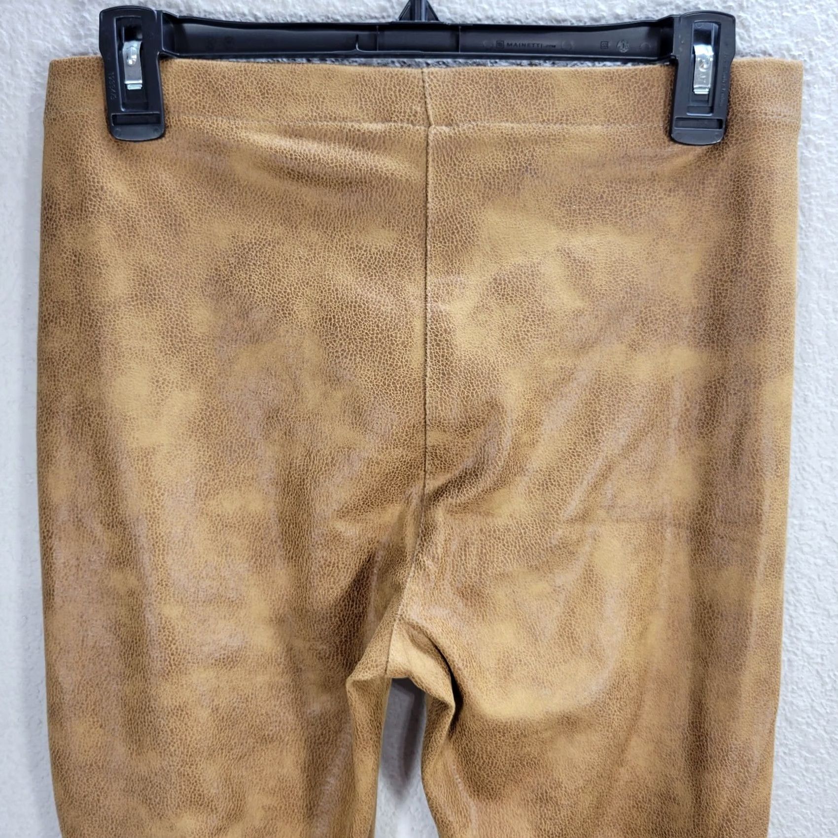 Vintage VINTAGE Paris Faux Leather Pull On Pants Leggings Women Brown 6 42 US 6 Style: Leggings Size 28" / US 6 / IT 42 - 3 Thumbnail