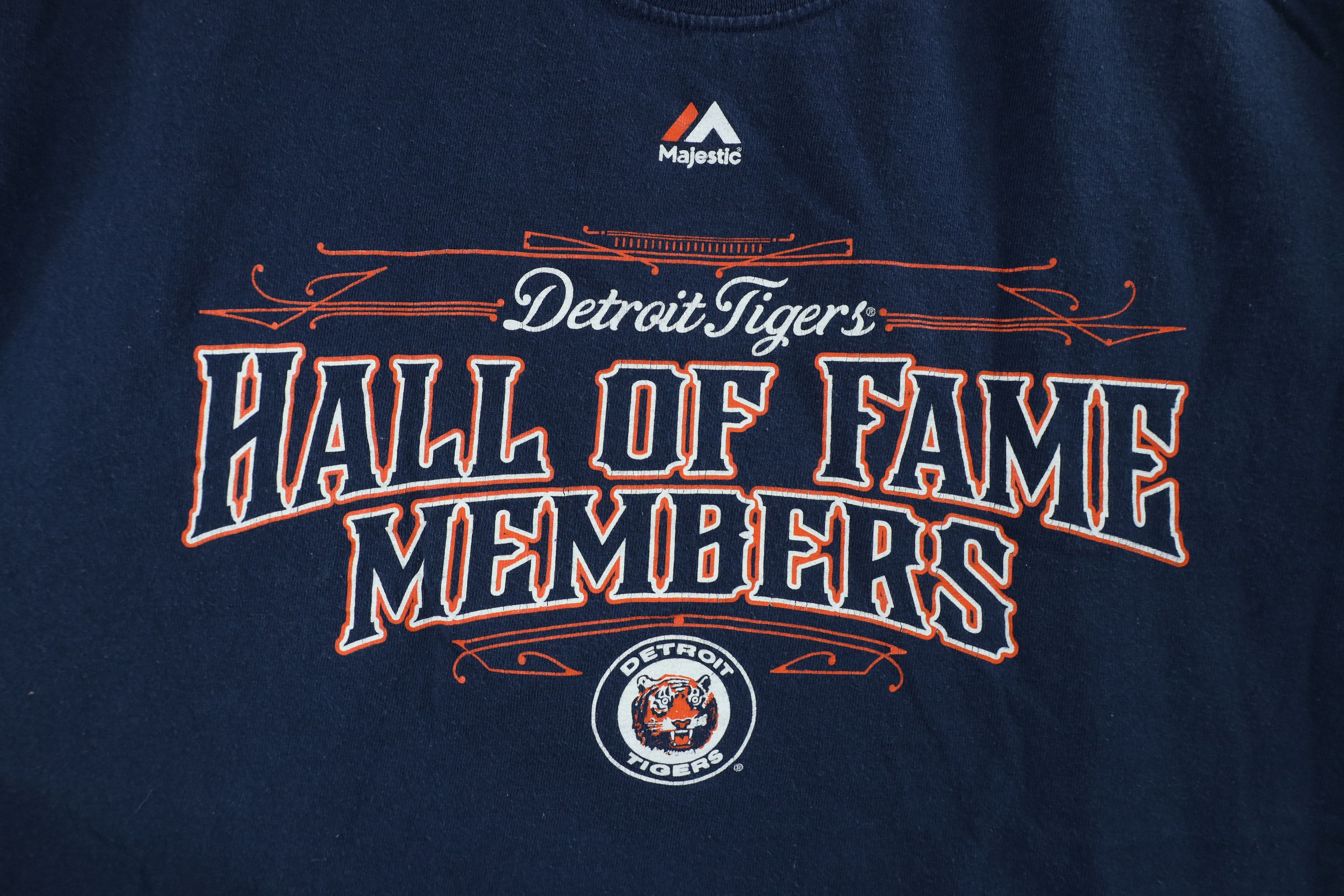Majestic × Vintage Vintage Majestic Hall of Fame Members Detroit Tigers T-Shirt Size US M / EU 48-50 / 2 - 4 Thumbnail