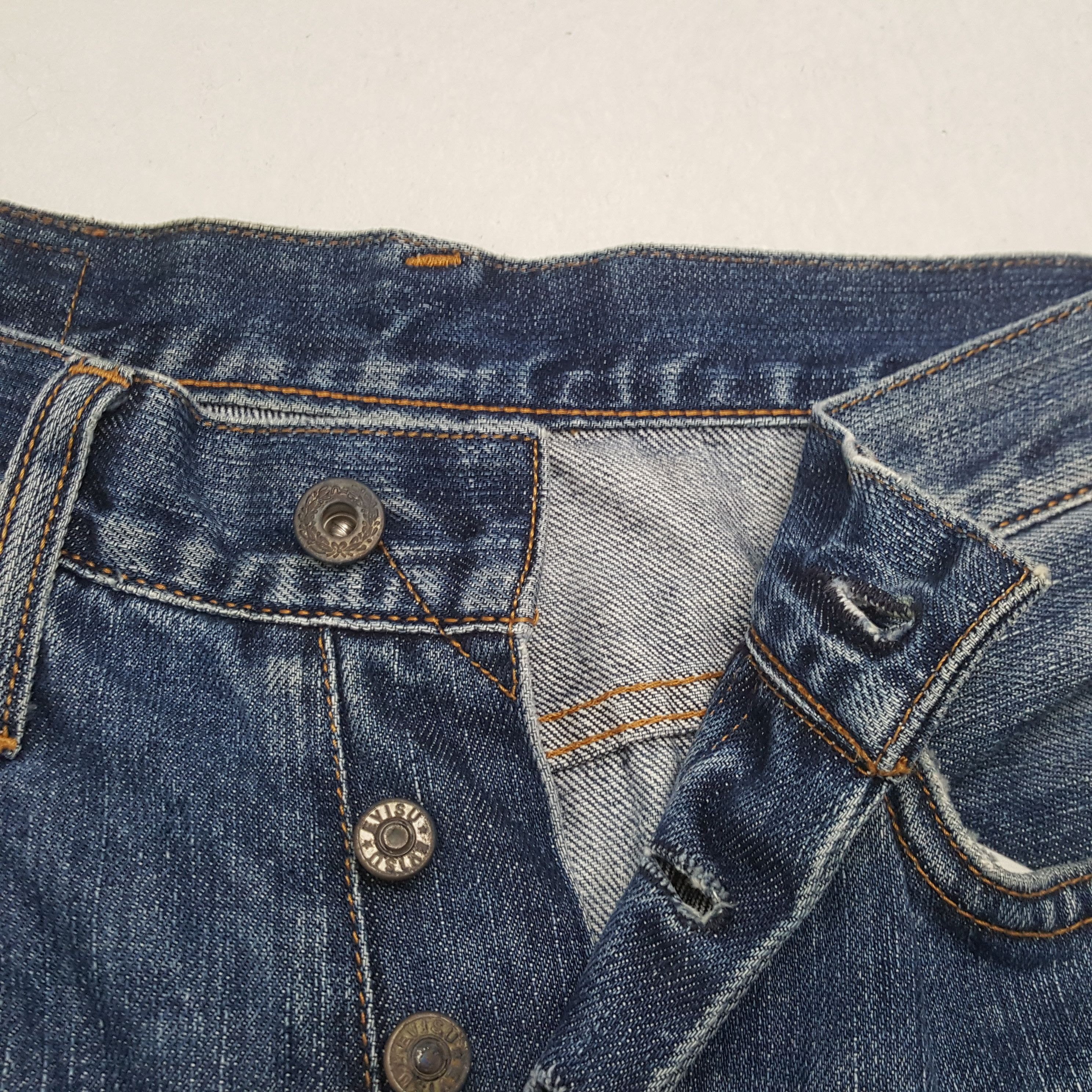 Evisu Evisu Japanese Brand Streetwear Custom Daicock Jeans C297N19 Size US 30 / EU 46 - 12 Thumbnail