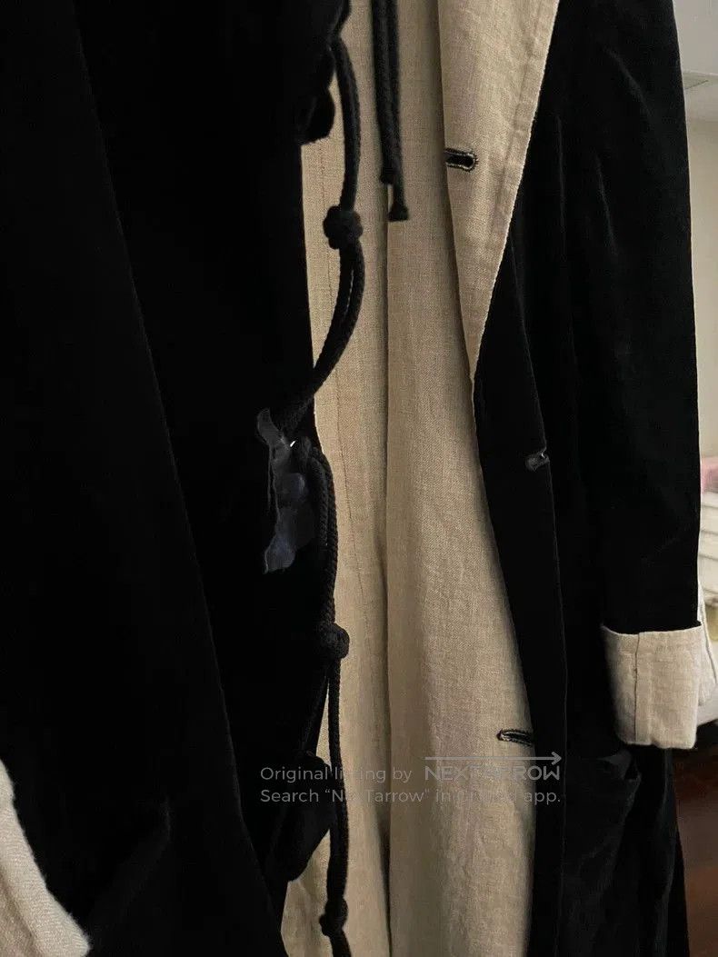 Yohji Yamamoto Yohji Yamamoto 21AW Linen Velvet Coat. Size US XL / EU 56 / 4 - 2 Thumbnail
