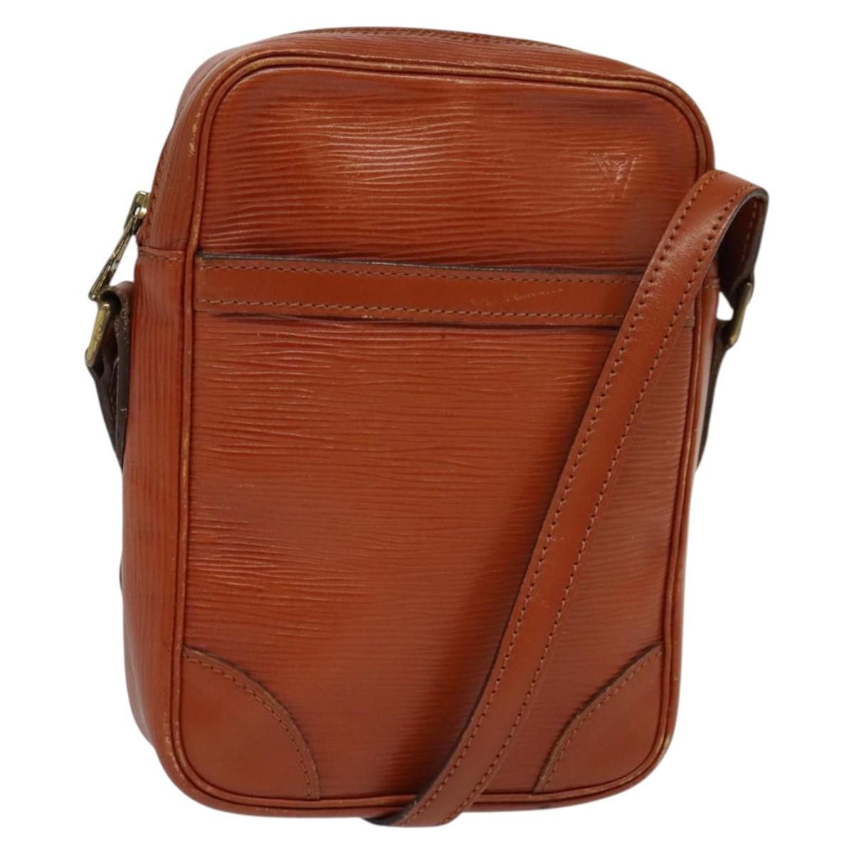 LOUIS VUITTON Epi Danube Shoulder Bag Brown M51694