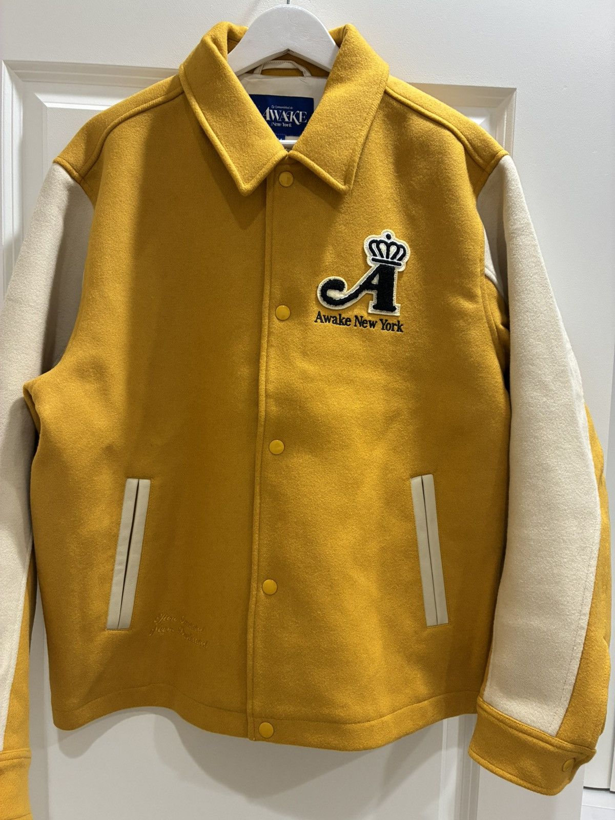 Awake NY Awake NY Royal Crown Varsity Jacket Size US M / EU 48-50 / 2 - 1 Thumbnail