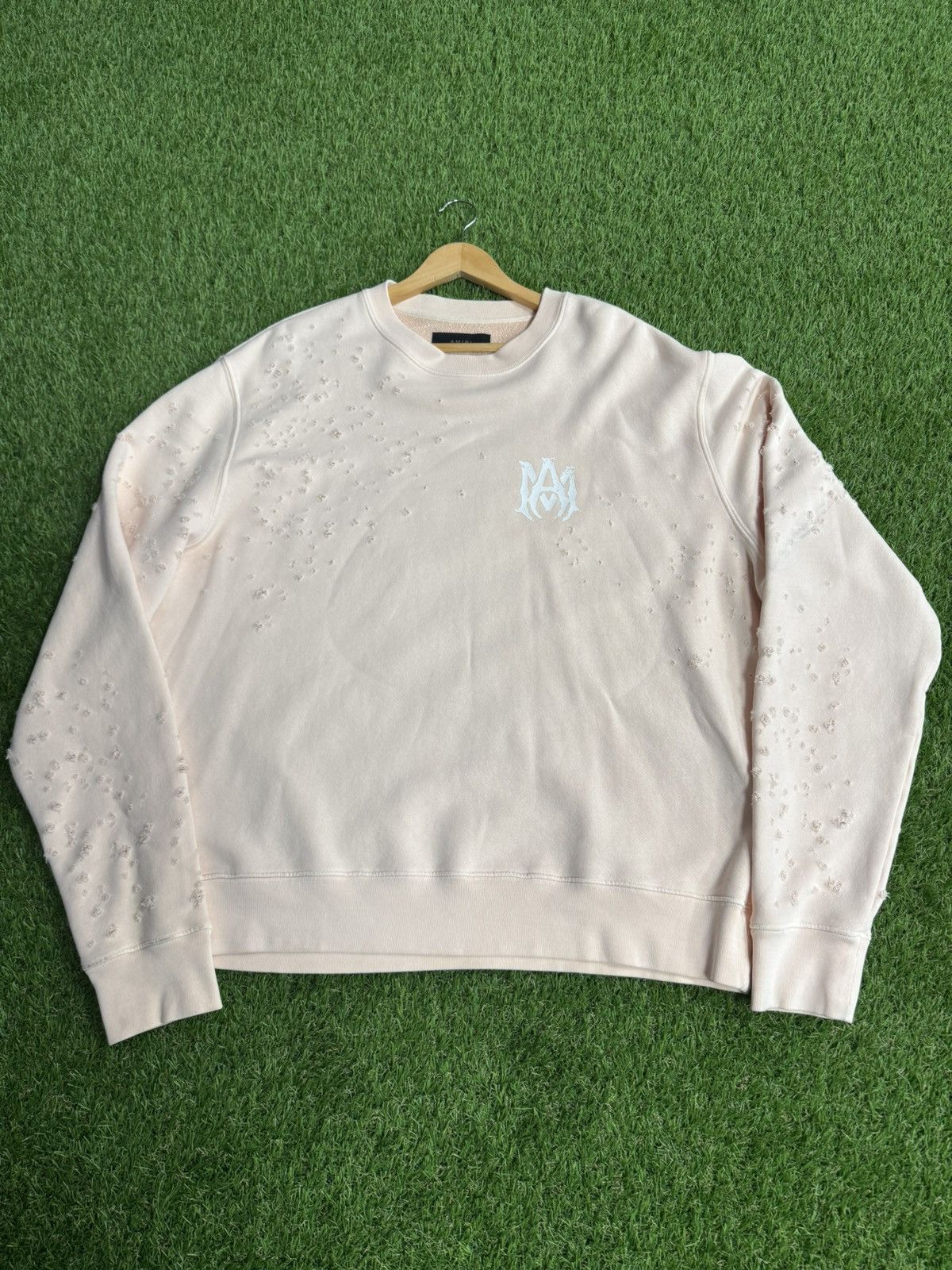 Amiri Amiri MA Logo Shotgun sweatshirt Size US XXL / EU 58 / 5 - 1 Thumbnail