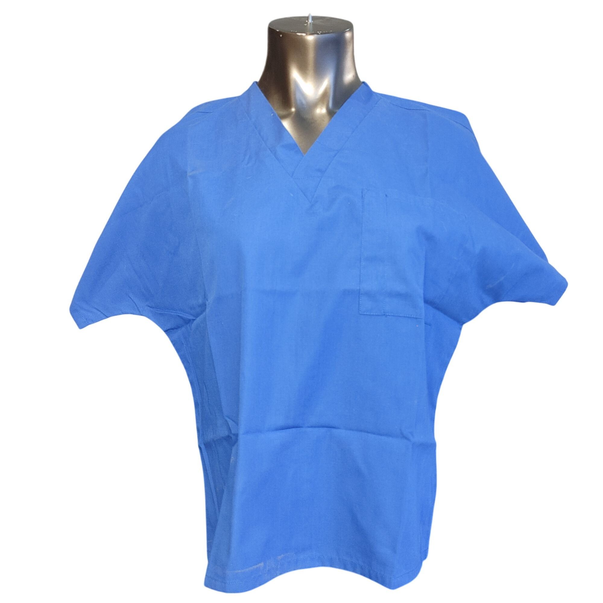 Other Authentic Cherokee Workwear Unisex Blue Short Sleeve Scrub T Size XS / US 0-2 / IT 36-38 - 1 Thumbnail