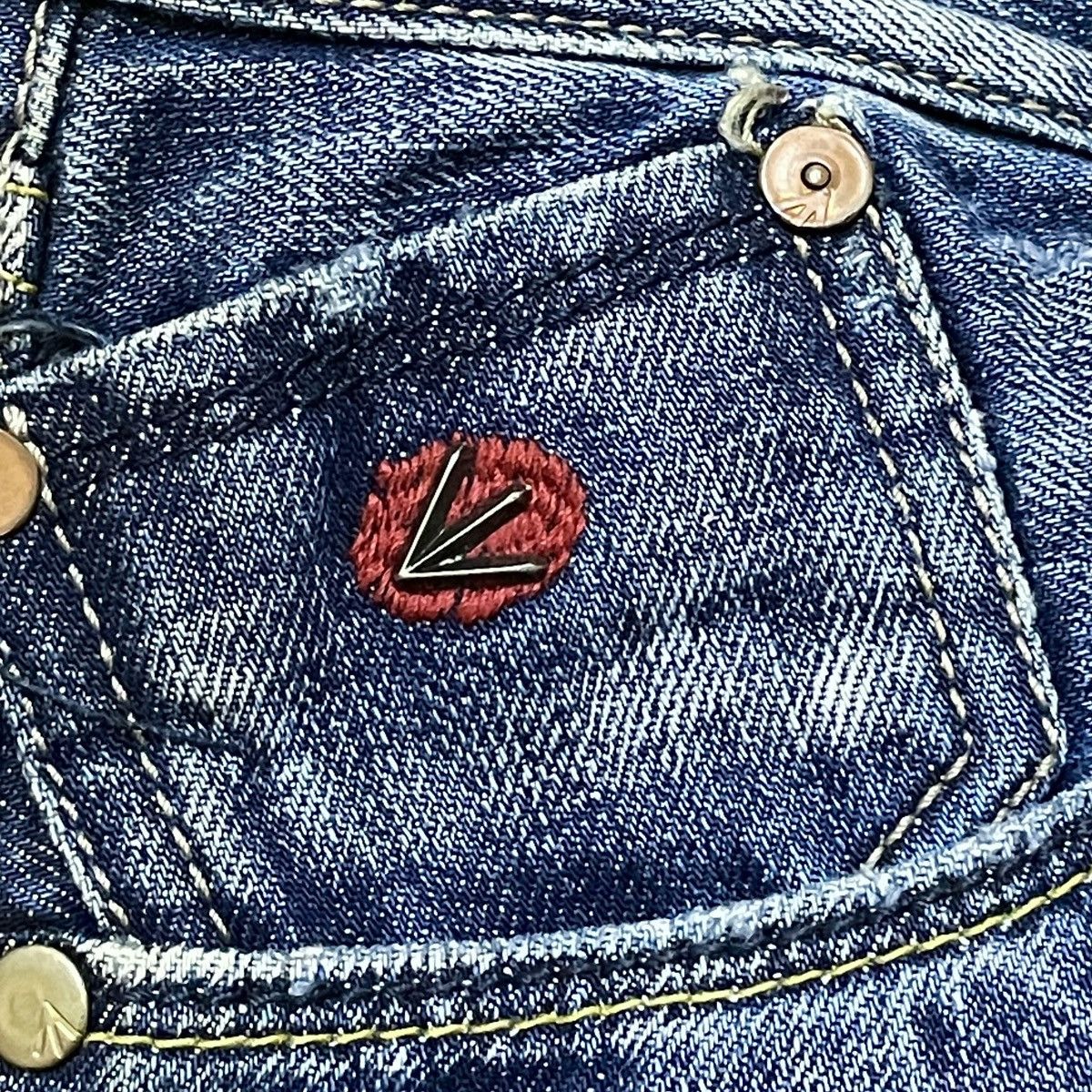 Energie Rare Design Vintage Brand Energie Distressed Jeans 2000s Size US 31 - 14 Thumbnail