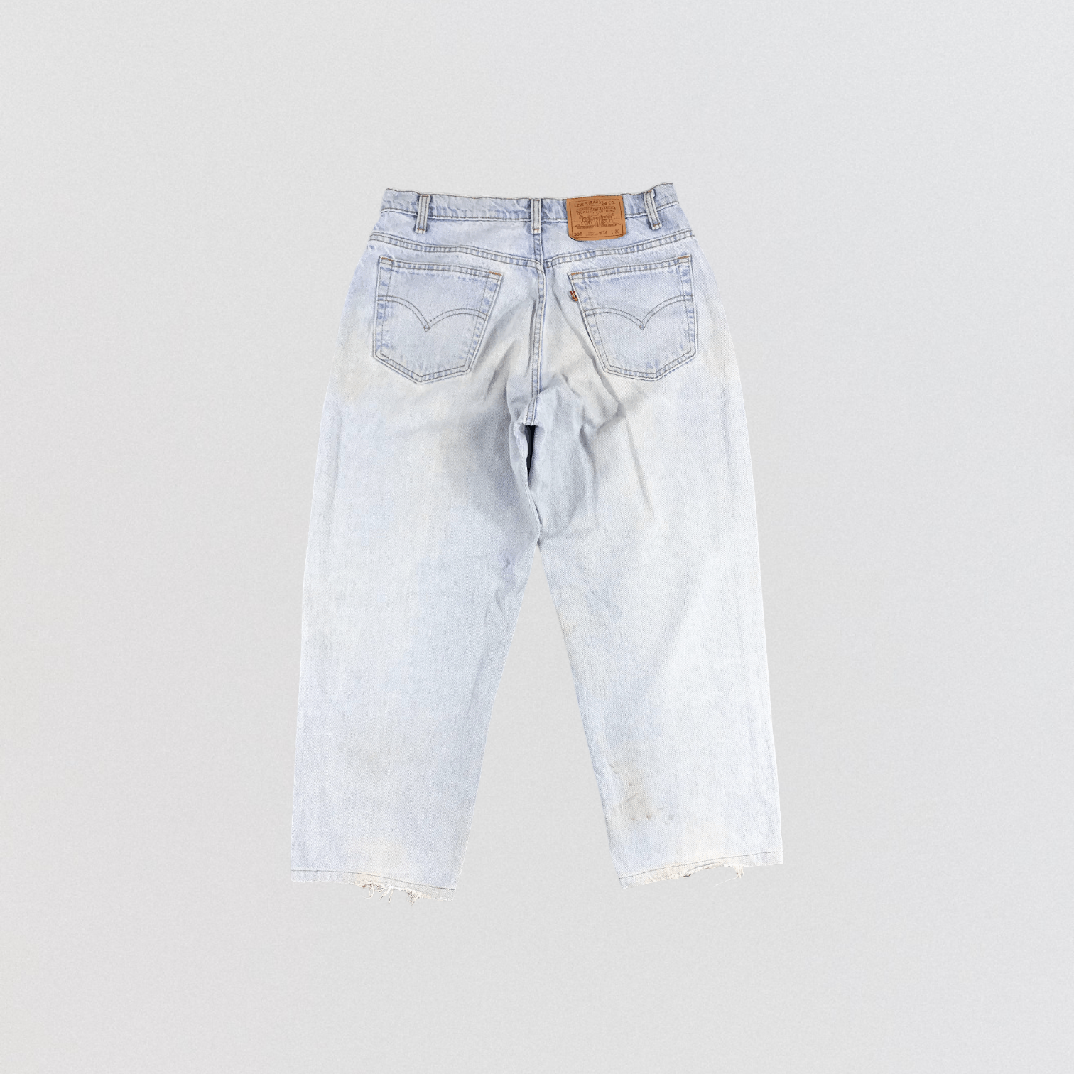 Levi's × Vintage Vintage 90s Light Wash Levis 535 Jeans-JM1234 Size US 34 / EU 50 - 2 Thumbnail