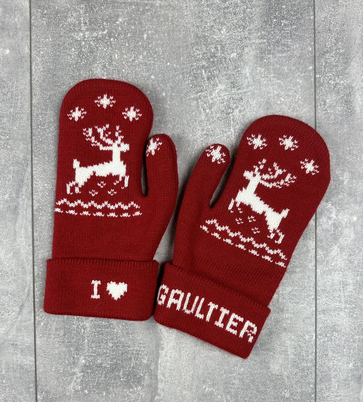 Jean Paul Gaultier Jean Paul Gaultier Luxury Printed Gloves Size ONE SIZE - 2 Thumbnail