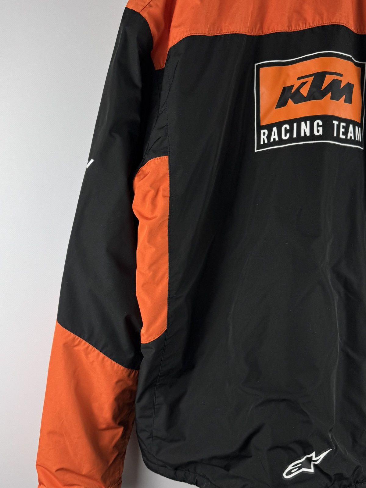 Fox Racing KTM Racing Team PowerWear HardShell Jacket Black/Orange 2021 Size US XL / EU 56 / 4 - 5 Thumbnail