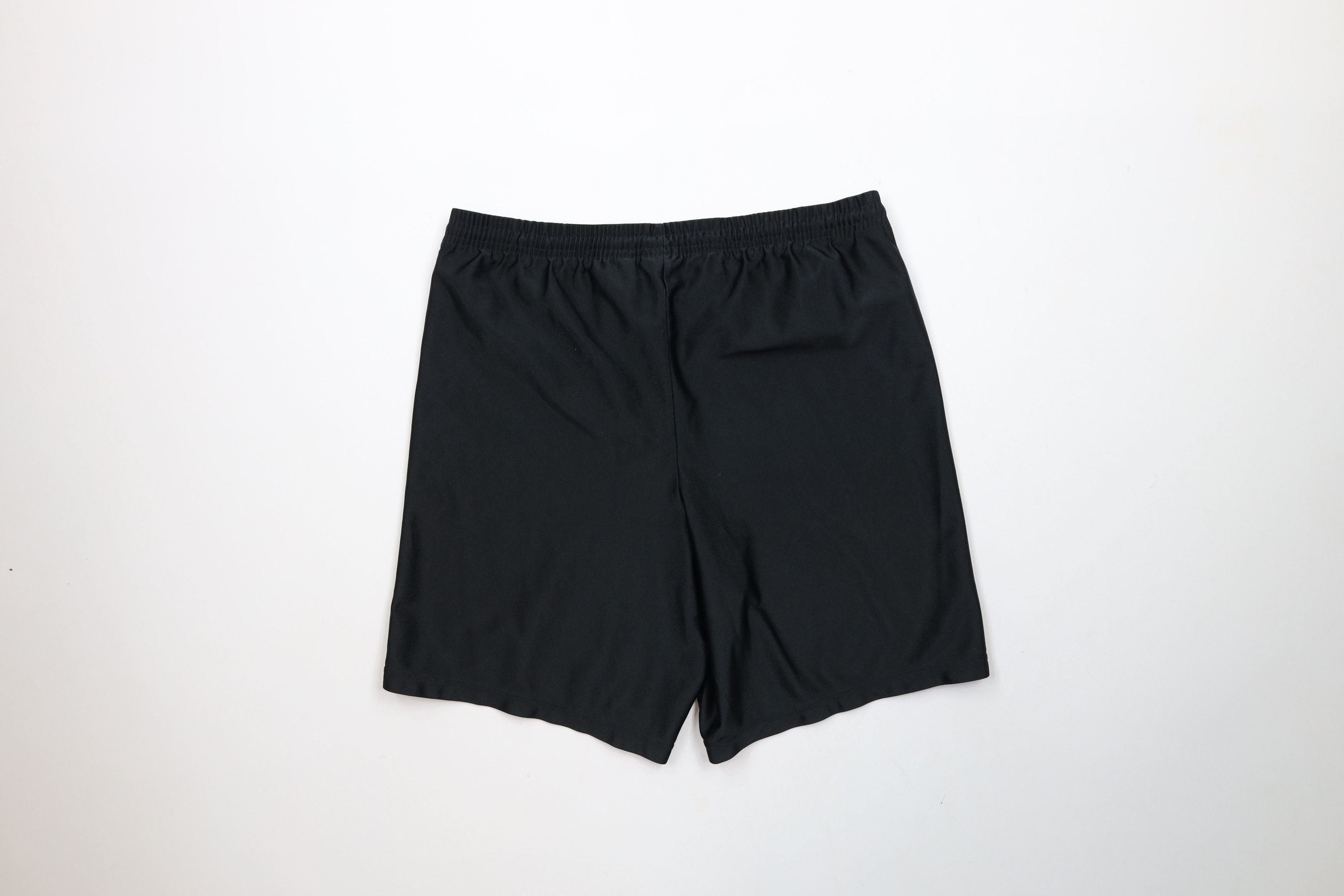 Nike × Vintage Vintage 90s Nike Scott Mini Swoosh Above Knee Shorts Black Size US 32 / EU 48 - 9 Thumbnail
