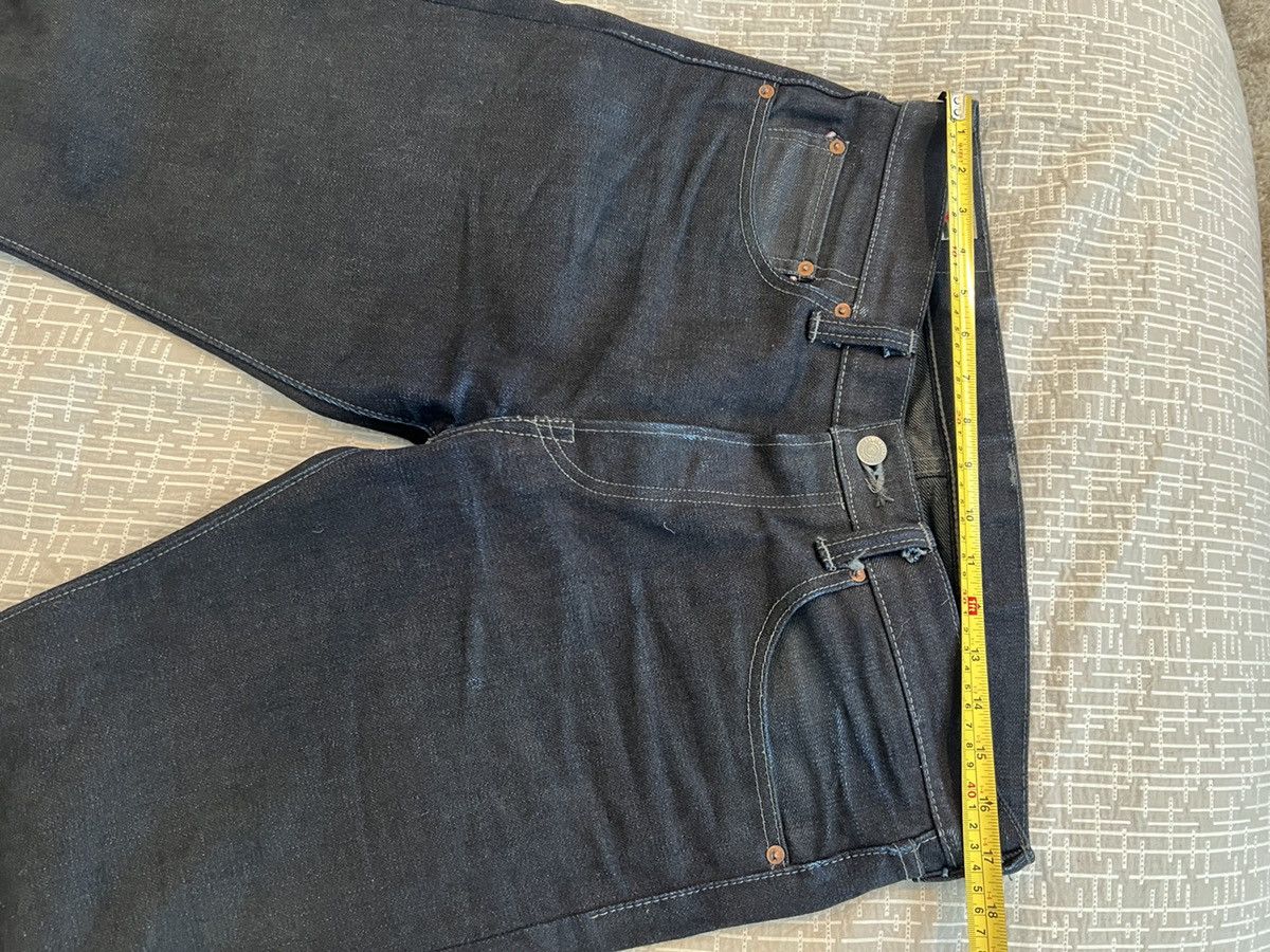 Momotaro Jeans 0306-52G "Indigo x Grey" 18oz Selvedge Denim Size US 34 / EU 50 - 10 Thumbnail