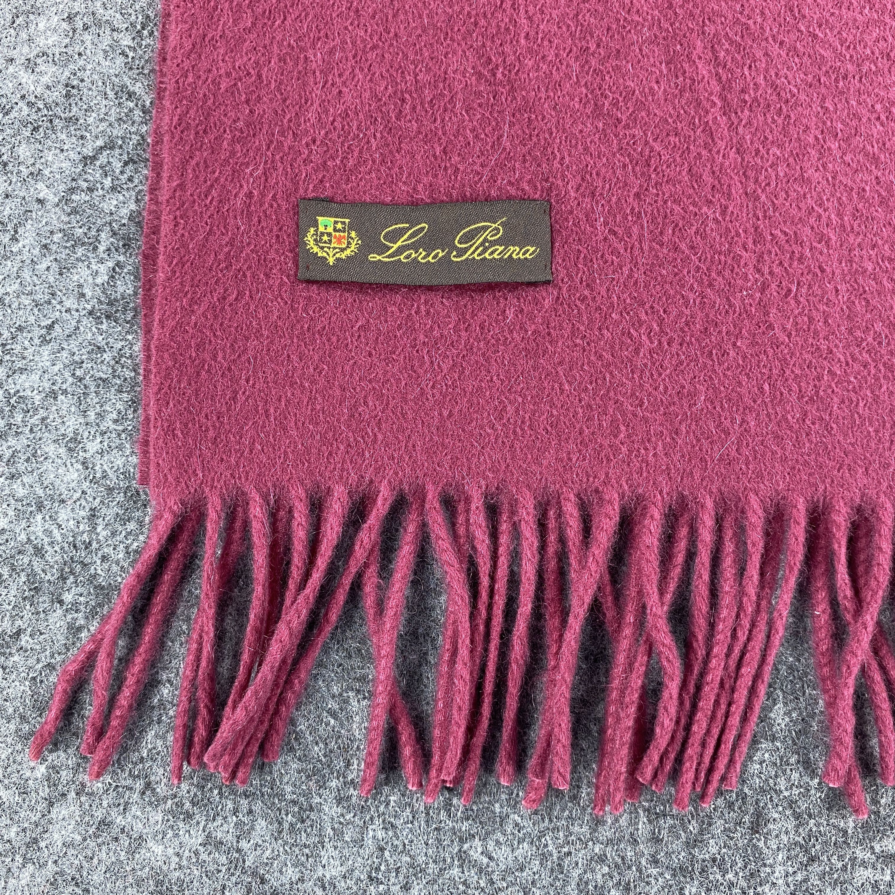Loro Piana × Vintage Loro Piana Scarf # Muffler # Neckwear # D441 Size ONE SIZE - 2 Thumbnail