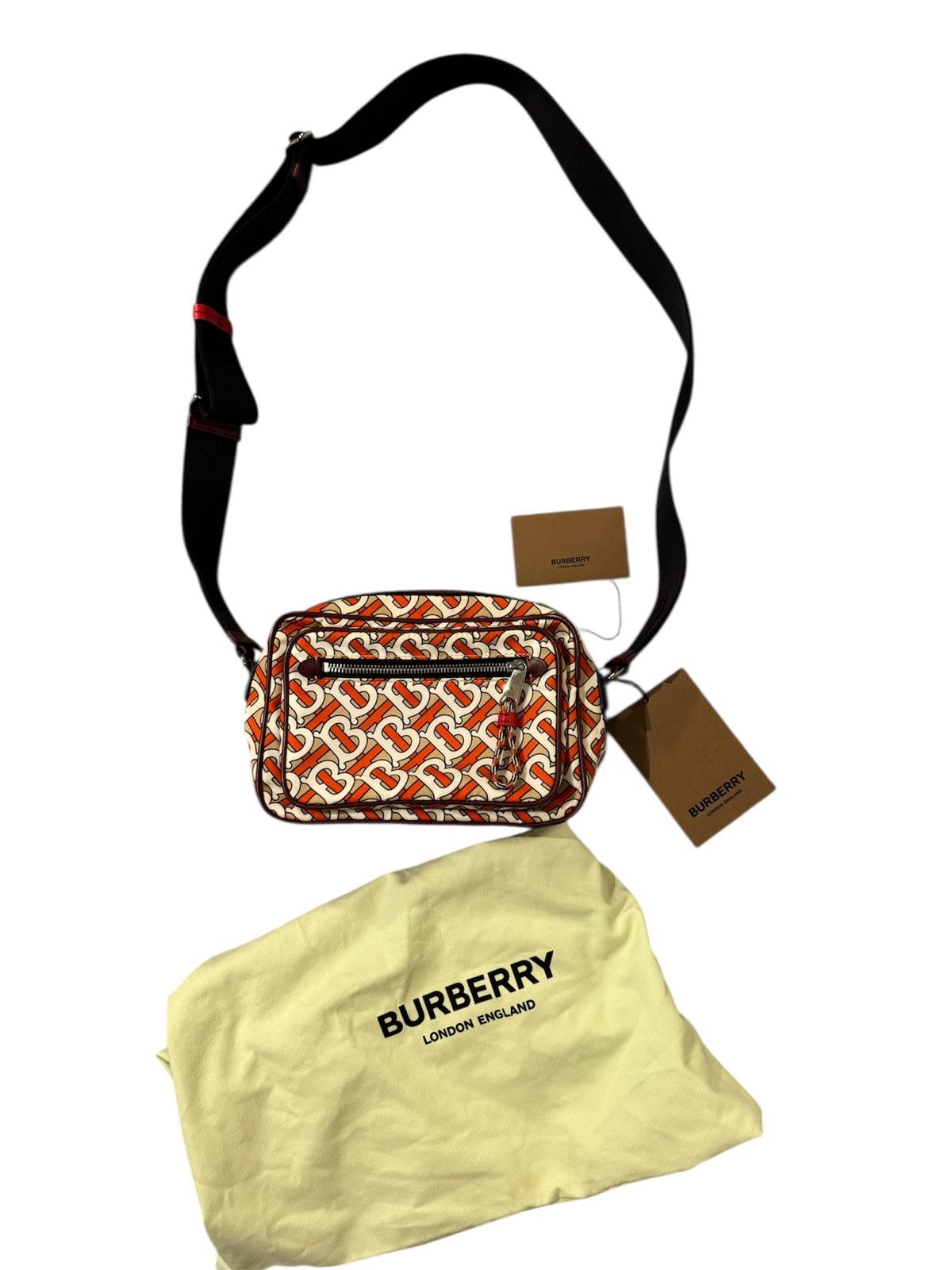 Burberry 🔥1000$ Burberry TB Monogram Nylon Paddy Crossbody Bag Size ONE SIZE - 1 Thumbnail