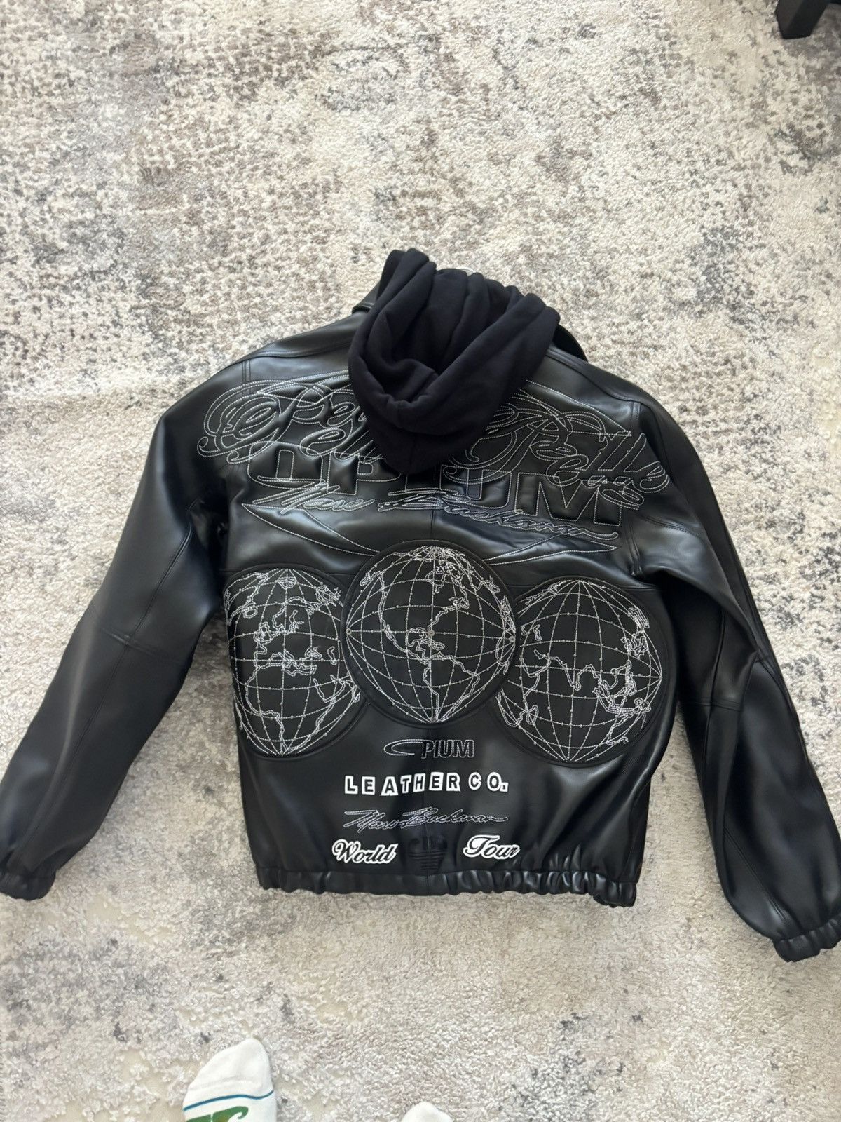 Pelle Pelle Playboi carti Pelle Pelle 3globe leather jacket size medium Size US M / EU 48-50 / 2 - 1 Thumbnail