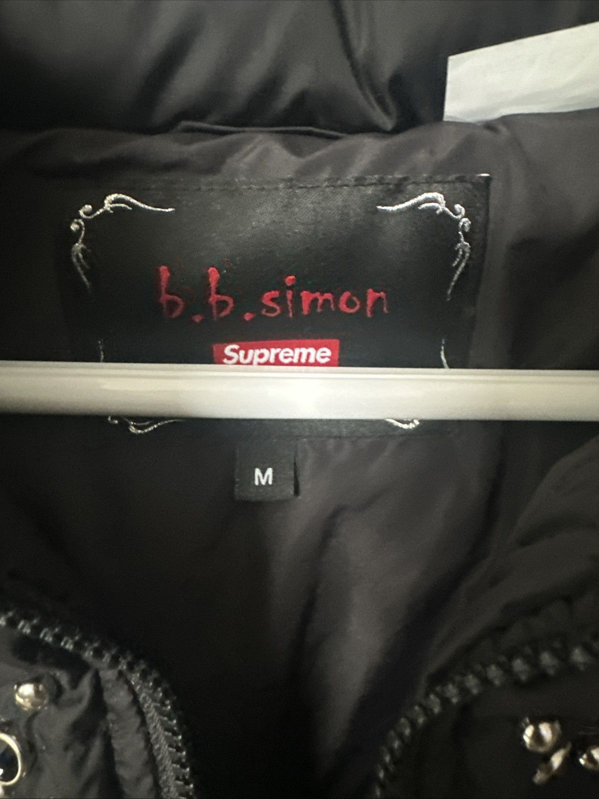B.B. Simon × Supreme Supreme X B.B Simon Studded Puffer Jacket Size US M / EU 48-50 / 2 - 7 Thumbnail