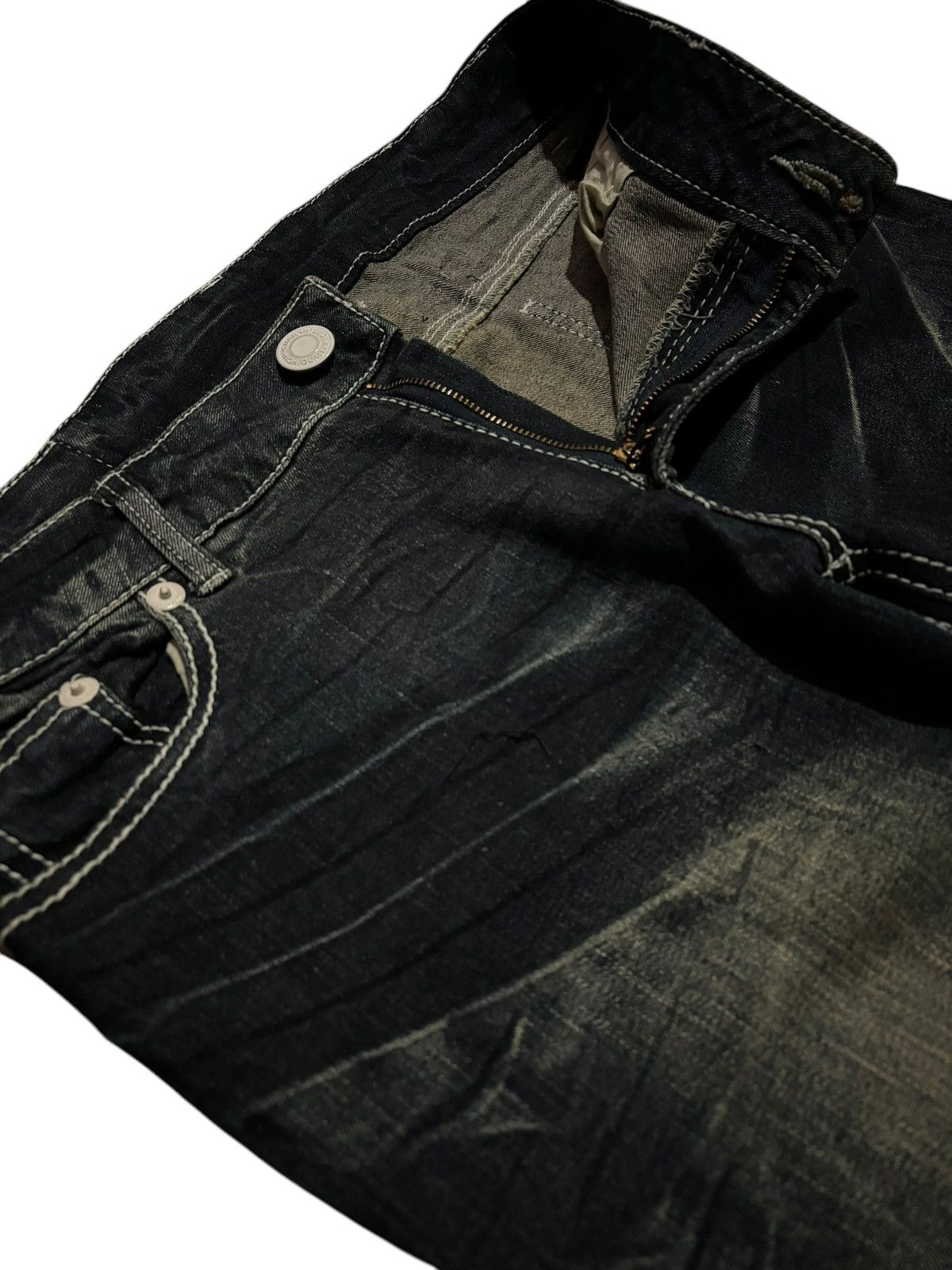 Japanese Brand Japanese Original Japan Strike Faded Season Jeans Denim Size US 34 / EU 50 - 4 Thumbnail