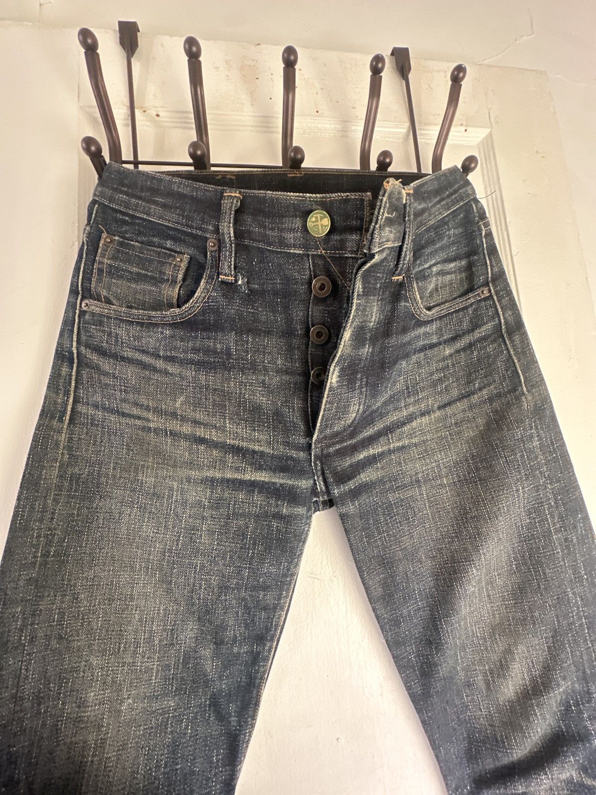 Left Field Nyc Left field NYC 18 oz collect slub denim Size US 31 - 6 Thumbnail