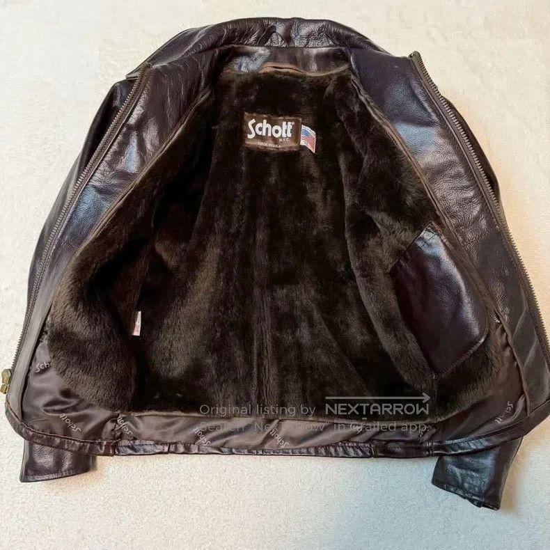 Schott Schott 643EVS locomotive leather jacket Size US M / EU 48-50 / 2 - 2 Thumbnail