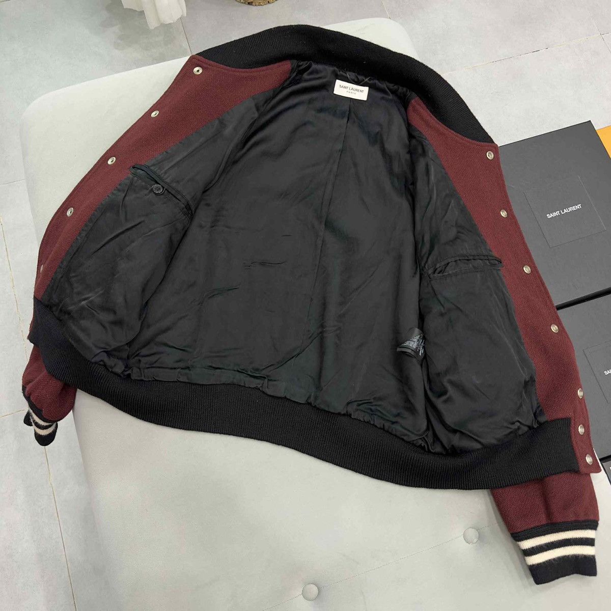 Hedi Slimane HEDI SLIMANE X SAINT LAURENT SS2016 TEDDY WOOL JACKET IT46 Size US S / EU 44-46 / 1 - 2 Thumbnail