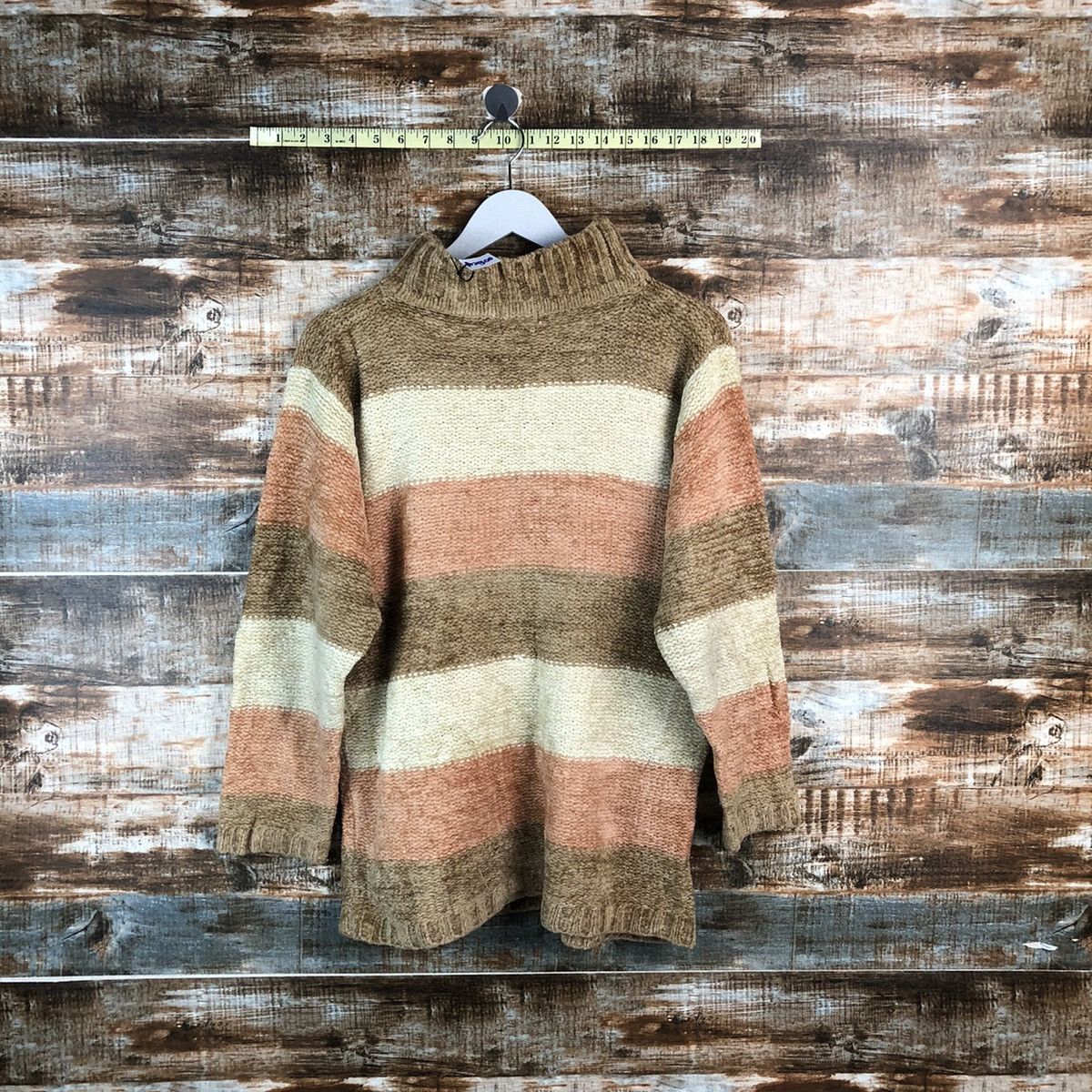 Homespun Knitwear Grandpas Present Brown Stripe Knitwear #A2500 Size US M / EU 48-50 / 2 - 12 Thumbnail