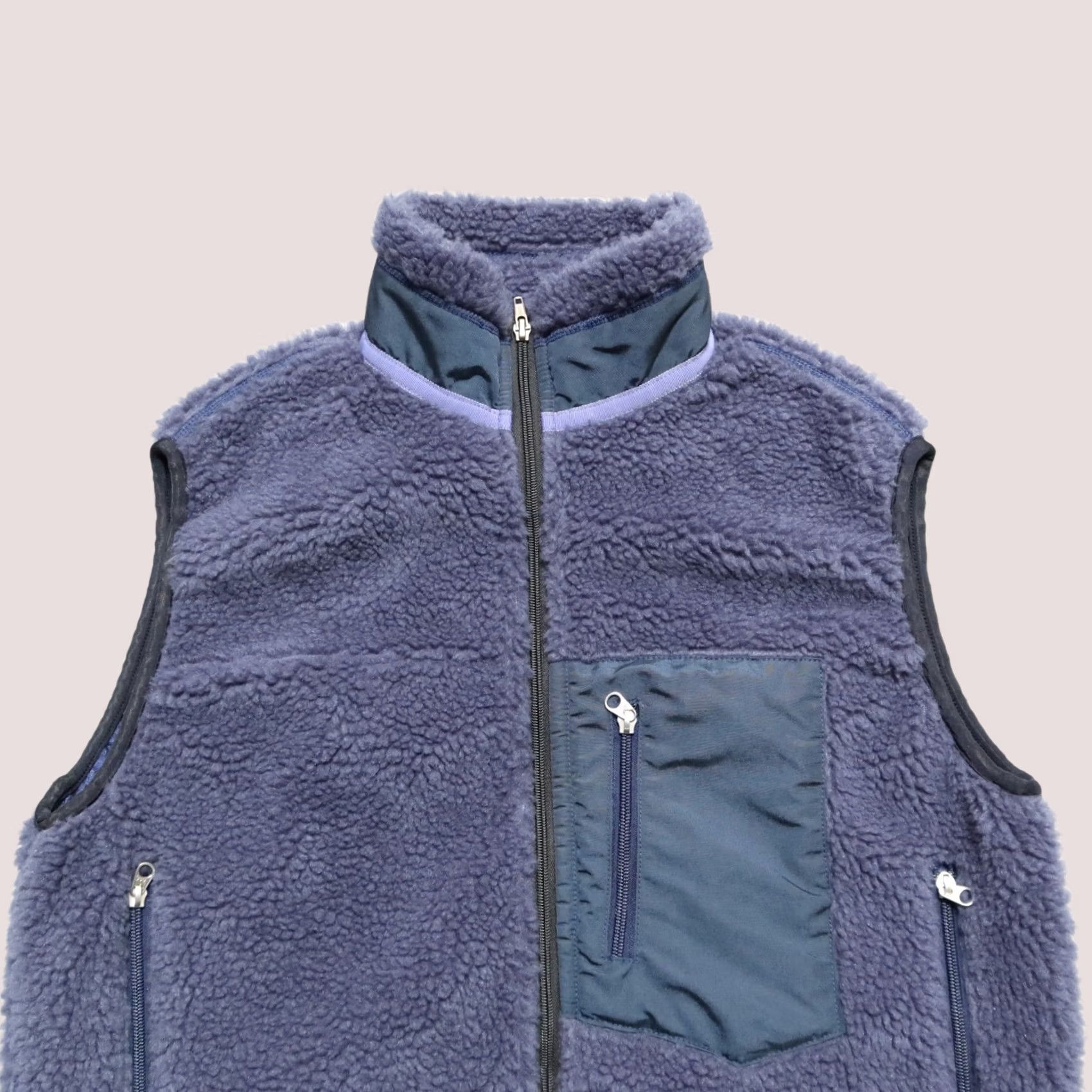 Vintage Oregonian Outfitters Pile Fleece Vest Navy S Men VEST Size S Size US S / EU 44-46 / 1 - 1 Thumbnail