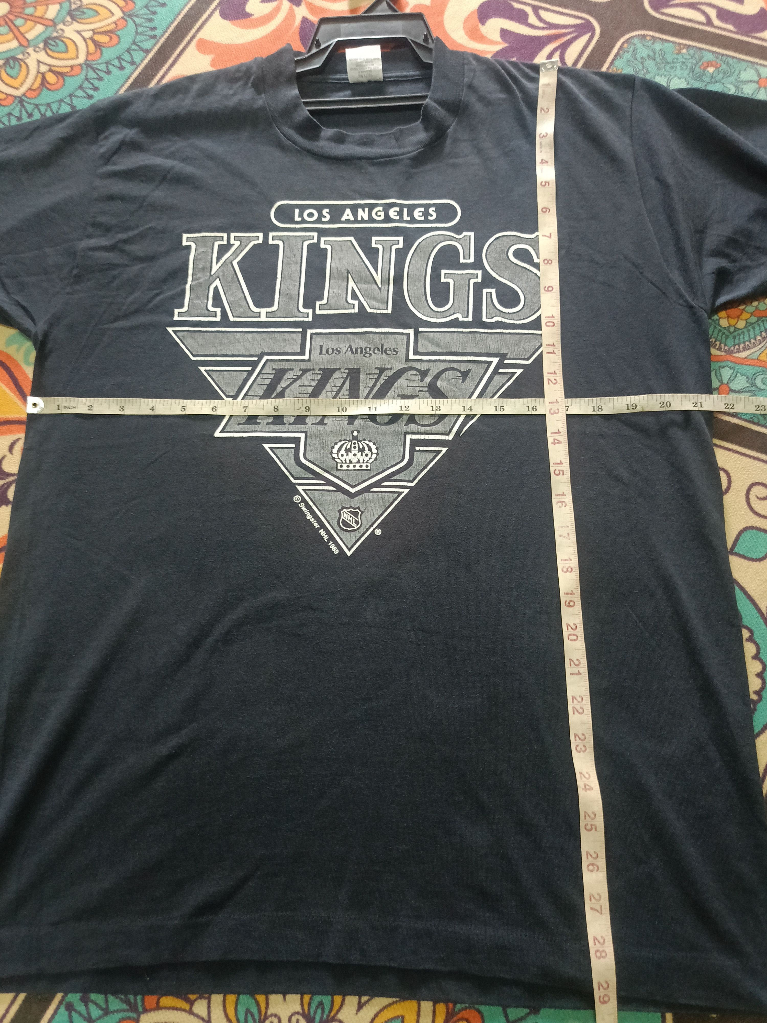 NHL × Swingster × Vintage Vtg 90 Los Angeles kings Sun faded Tee Size US M / EU 48-50 / 2 - 7 Thumbnail