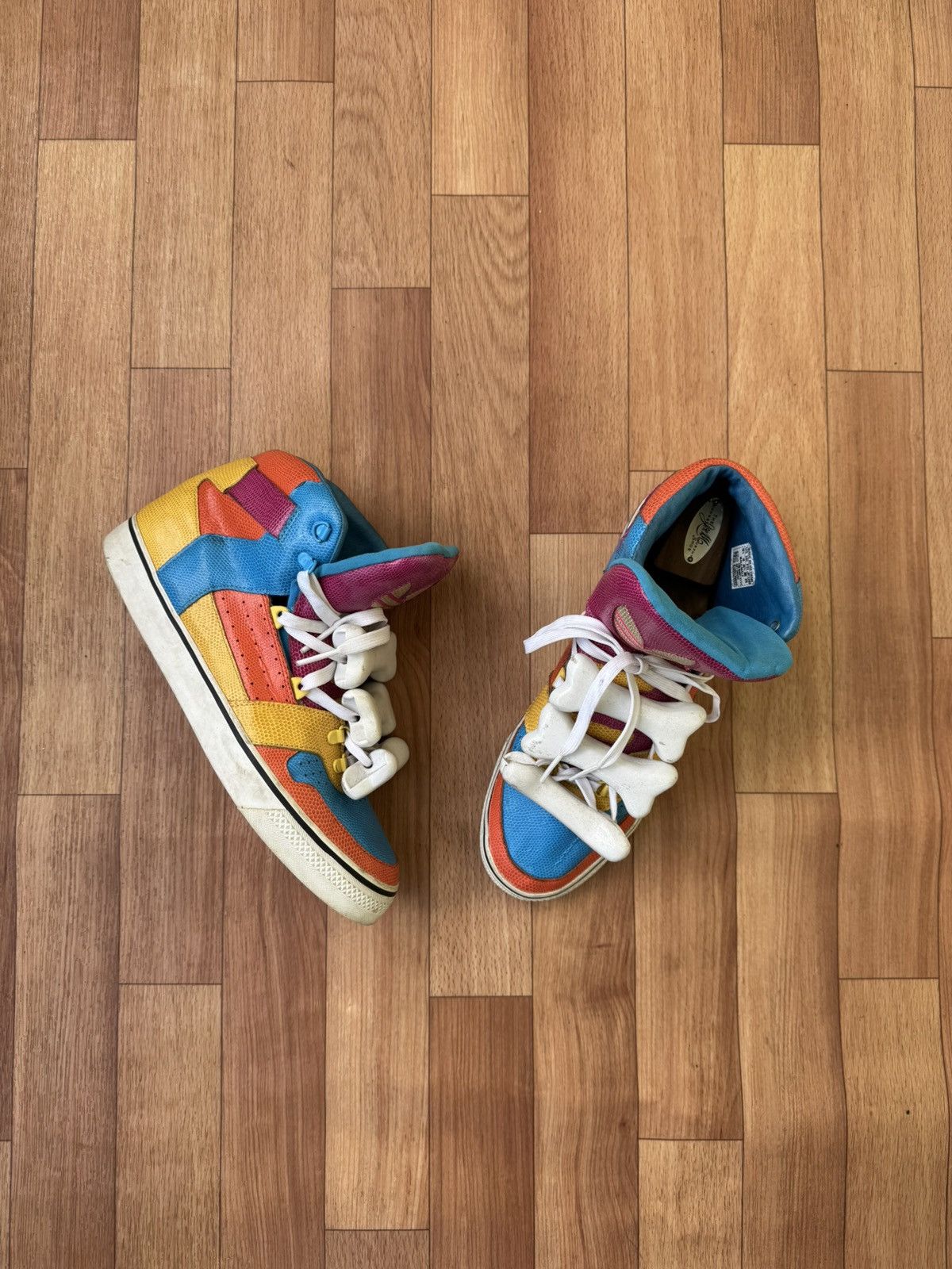 Adidas × Jeremy Scott 🔥🥹Jeremy Scott x Adidas S/S 14 bones sneakers Size US 11.5 / EU 44-45 - 4 Thumbnail