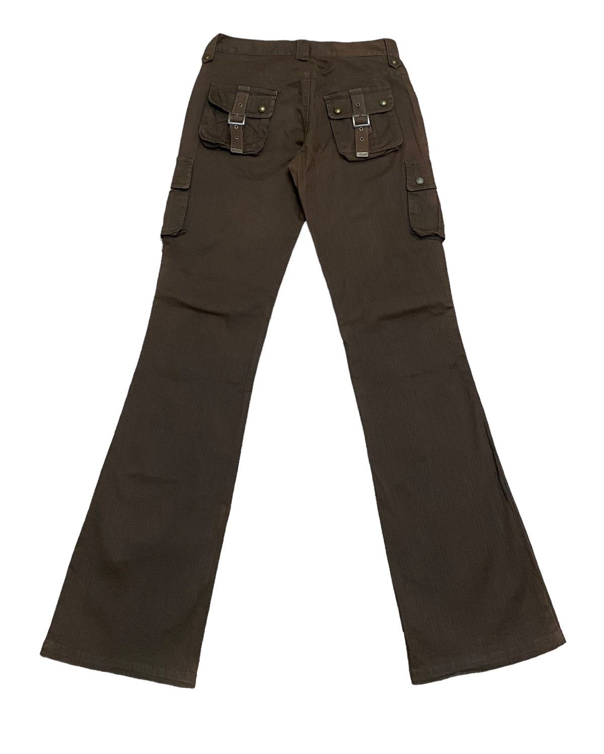 Le Grande Bleu (L.G.B.) Rare Vintage Semantic Design Tactical Flared Sun Faded 1990s Size US 30 / EU 46 - 2 Thumbnail