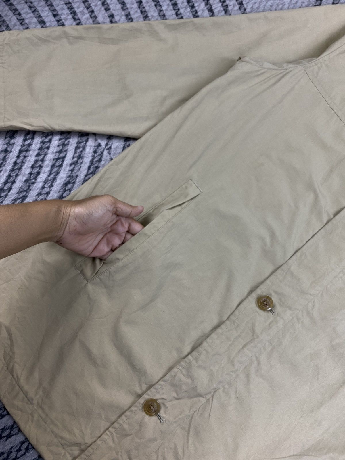 Burberry Vintage Burberry London In Beige Cotton Jacket Size US M / EU 48-50 / 2 - 9 Thumbnail