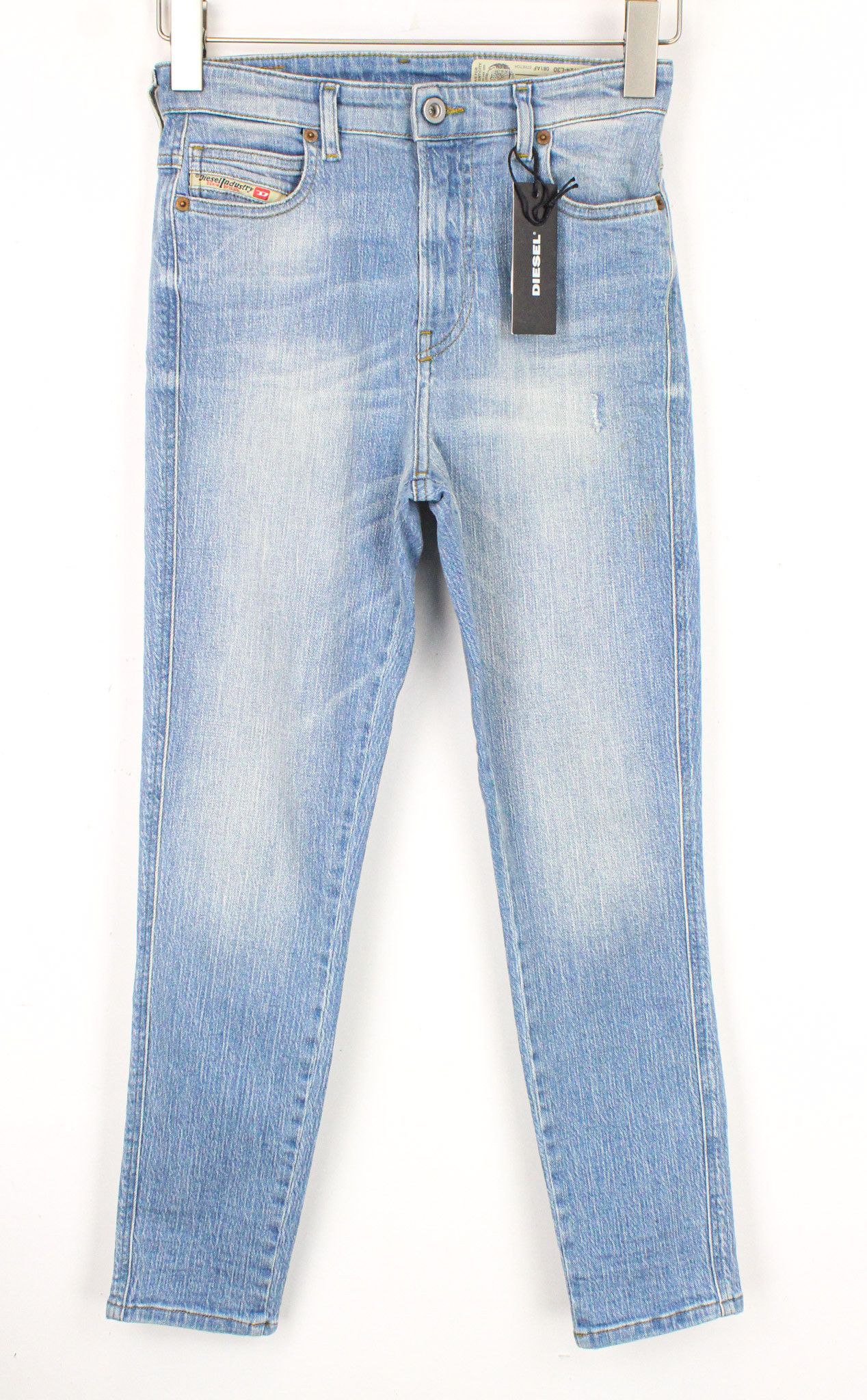 Diesel BABHILA-HIGH 081AF W24/L30 Blue Stretch Jeans 69765 Size 24" / US 00 / IT 34 - 1 Thumbnail